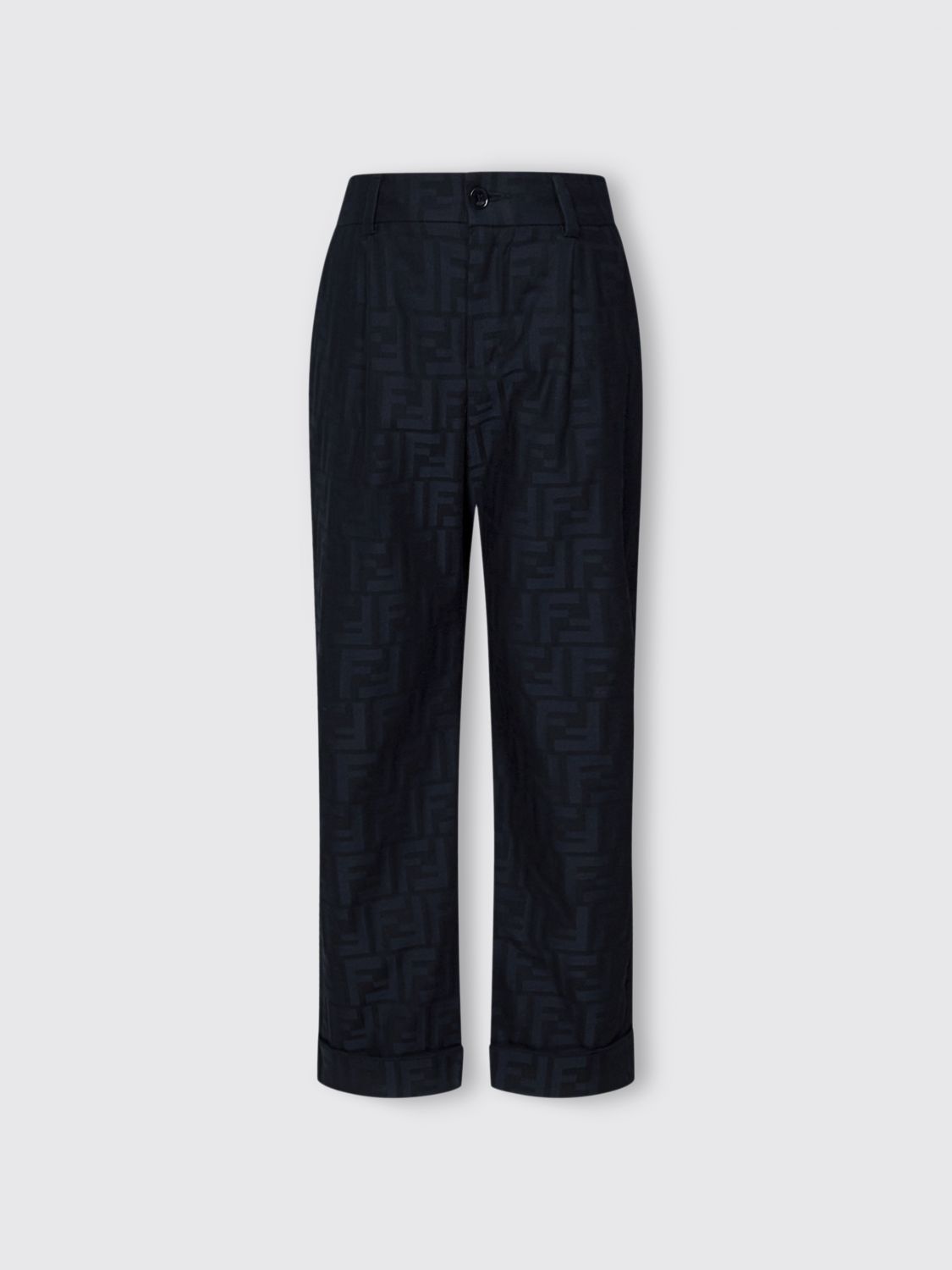 Fendi Kids Trousers FENDI KIDS Kids colour Blue