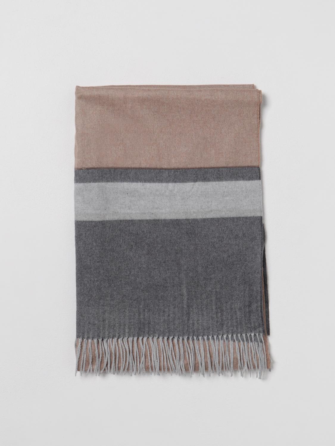 Brunello Cucinelli Scarf BRUNELLO CUCINELLI Woman colour Grey