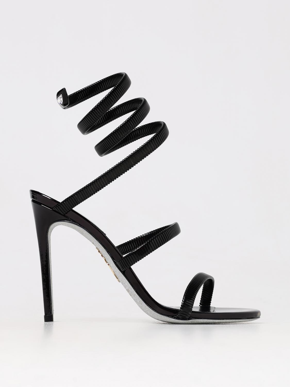 René Caovilla Heeled Sandals RENE CAOVILLA Woman color Black