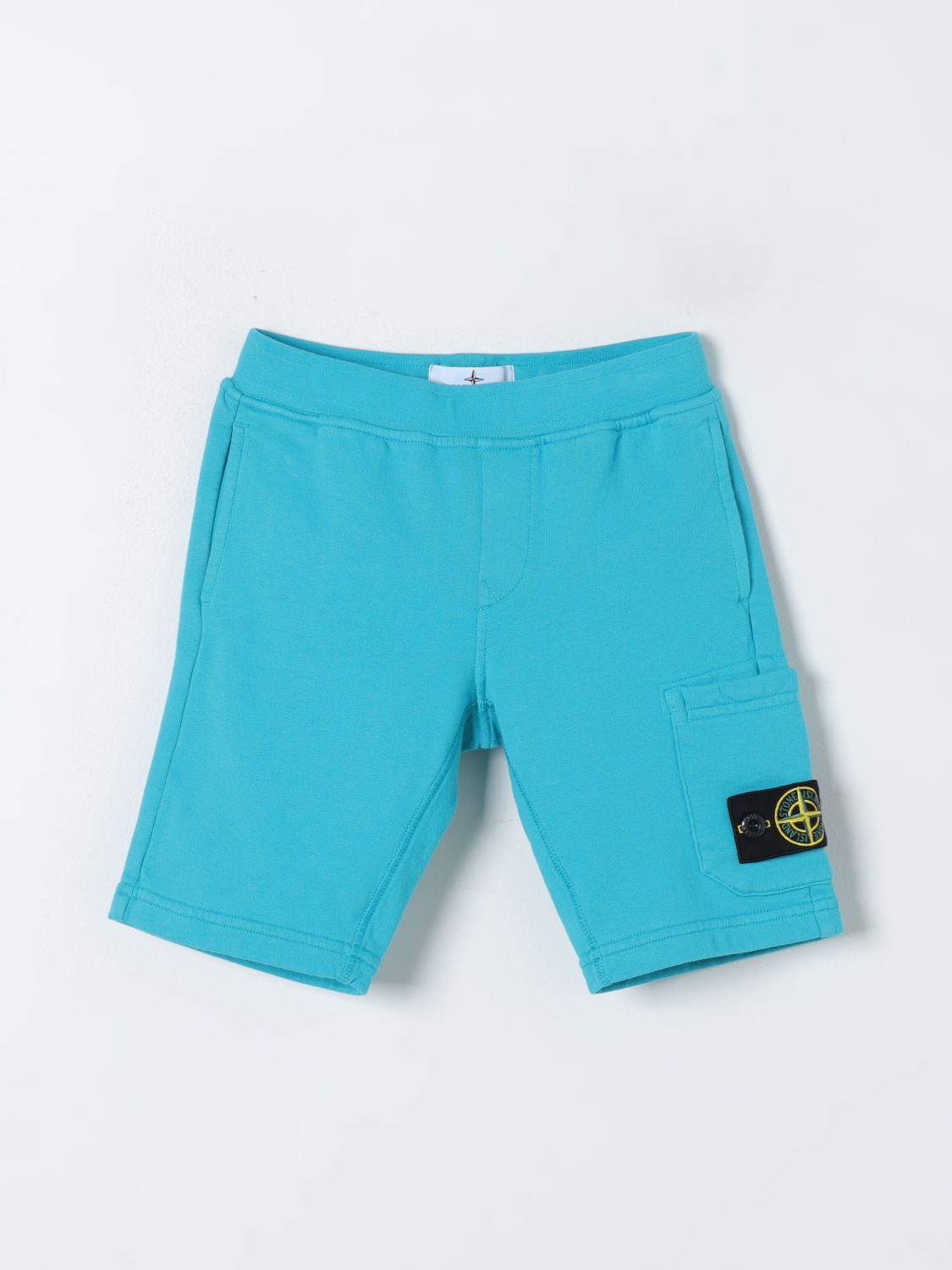 Stone Island Junior Shorts STONE ISLAND JUNIOR Kids colour Turquoise