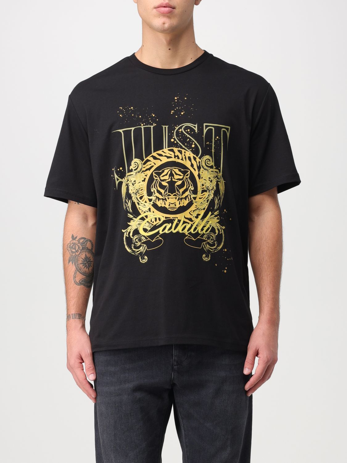 Just Cavalli T-Shirt JUST CAVALLI Men colour Black