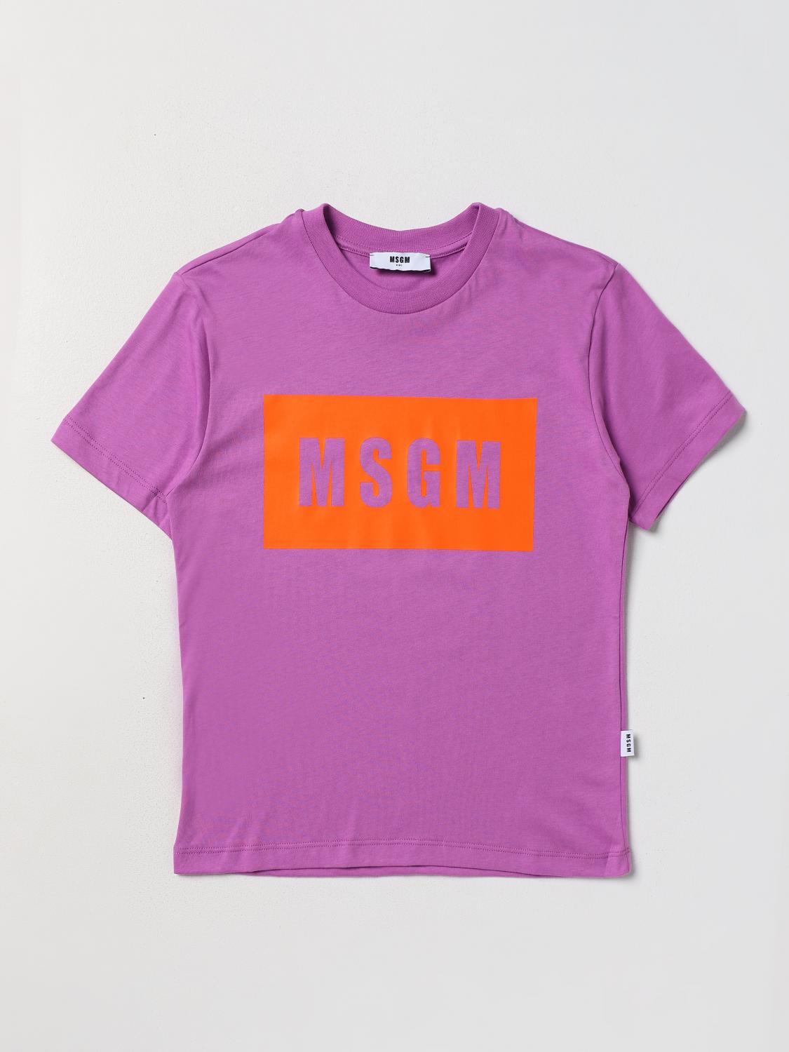 Msgm Kids T-Shirt MSGM KIDS Kids colour Lilac