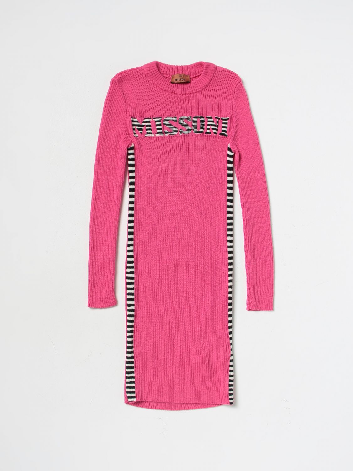 Missoni Kids Dress MISSONI KIDS Kids colour Fuchsia