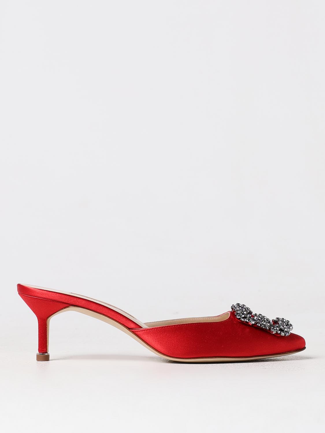 Manolo Blahnik High Heel Shoes MANOLO BLAHNIK Woman color Red