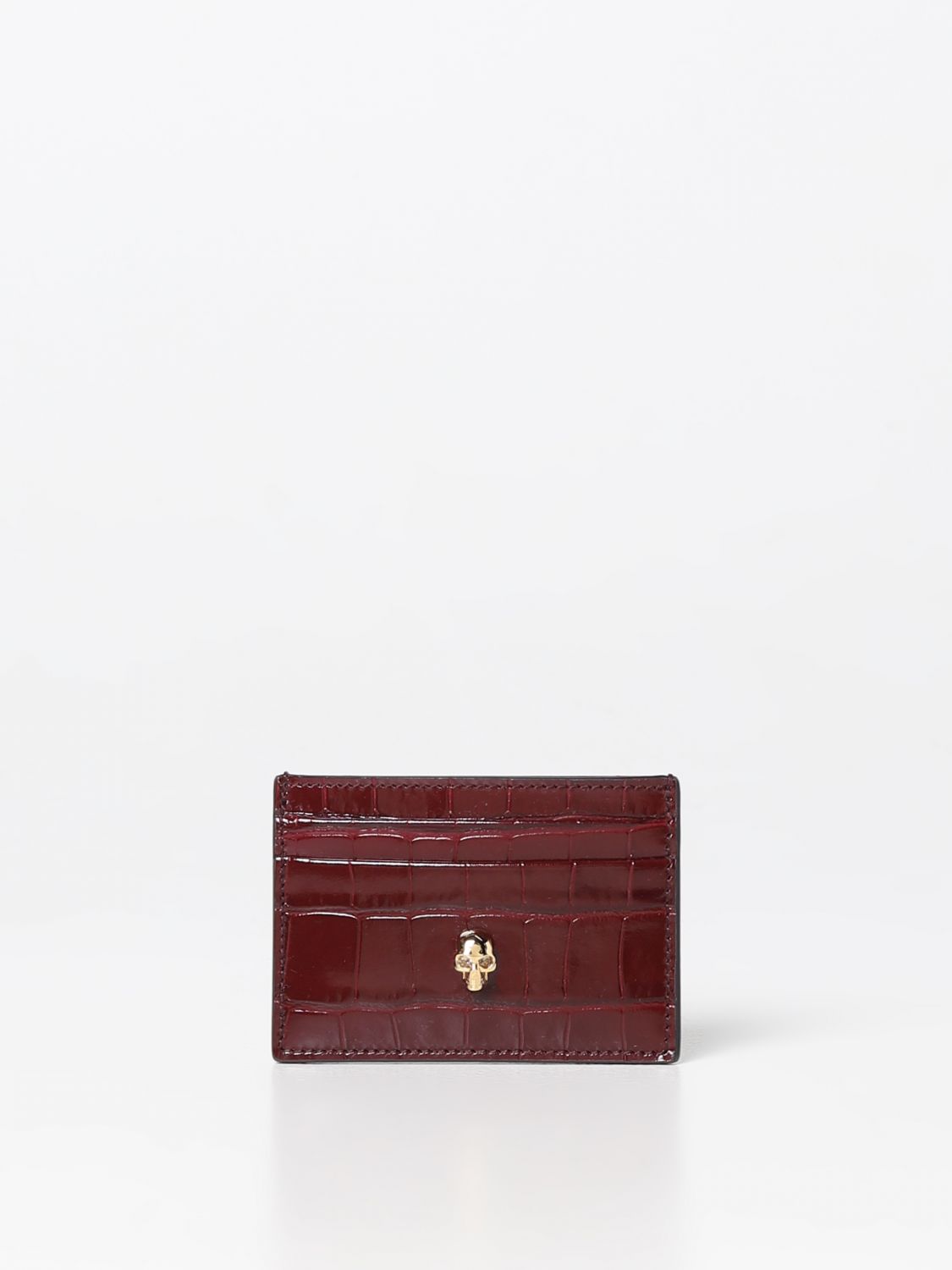 Alexander McQueen Wallet ALEXANDER MCQUEEN Woman colour Burgundy