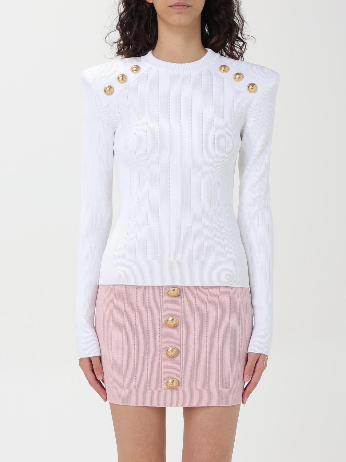 Balmain Sweater BALMAIN Woman color White