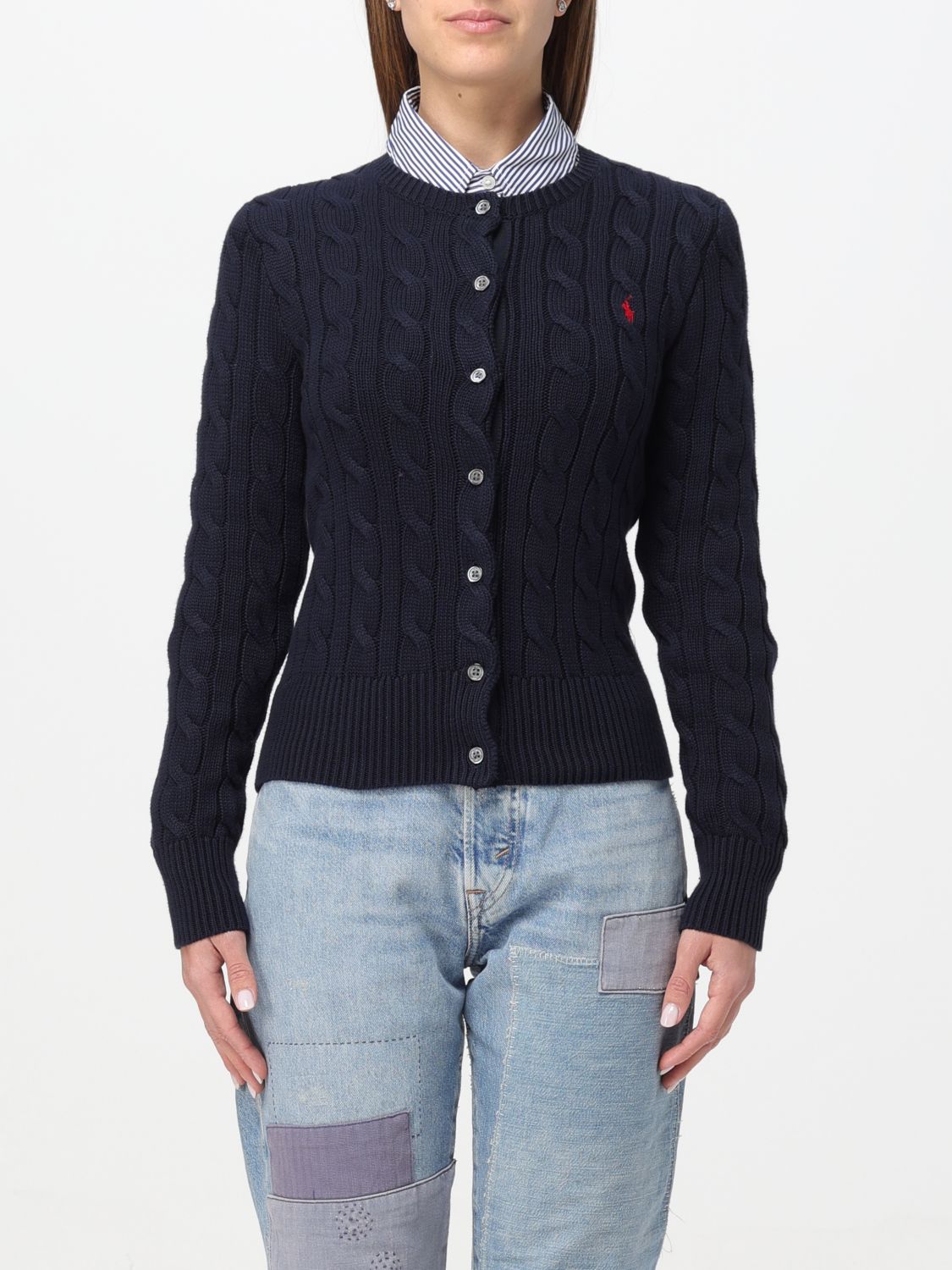 Polo Ralph Lauren Cardigan POLO RALPH LAUREN Woman colour Blue