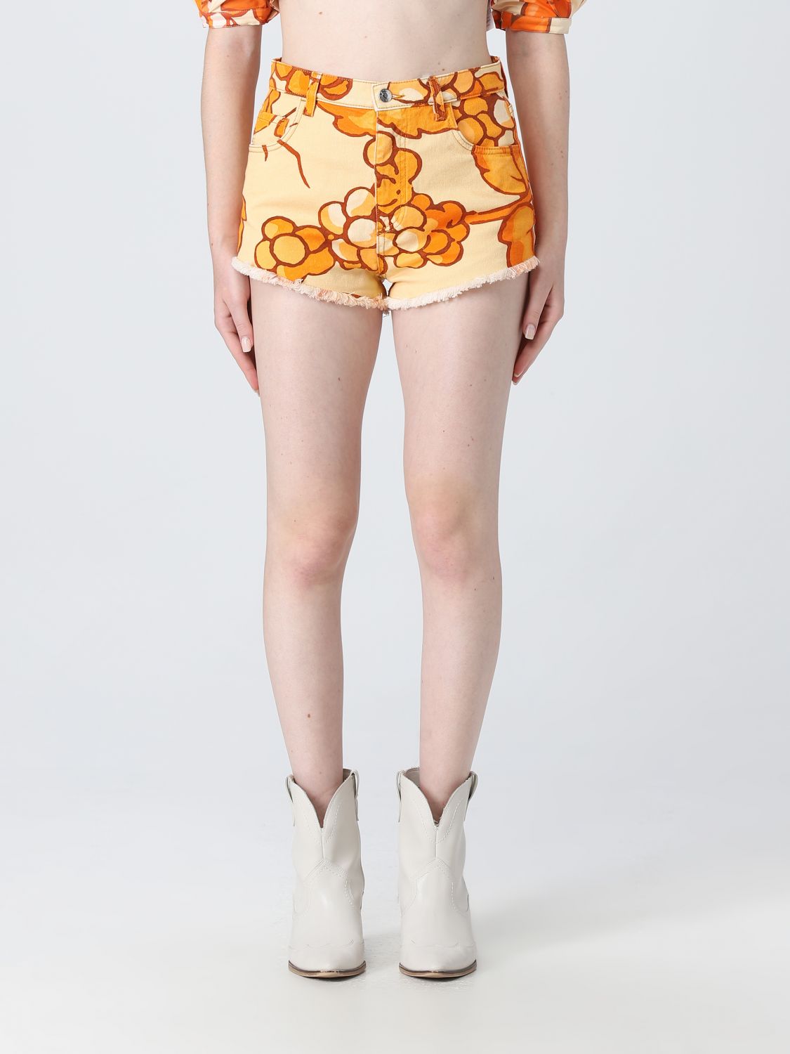 Etro Short ETRO Woman colour Orange