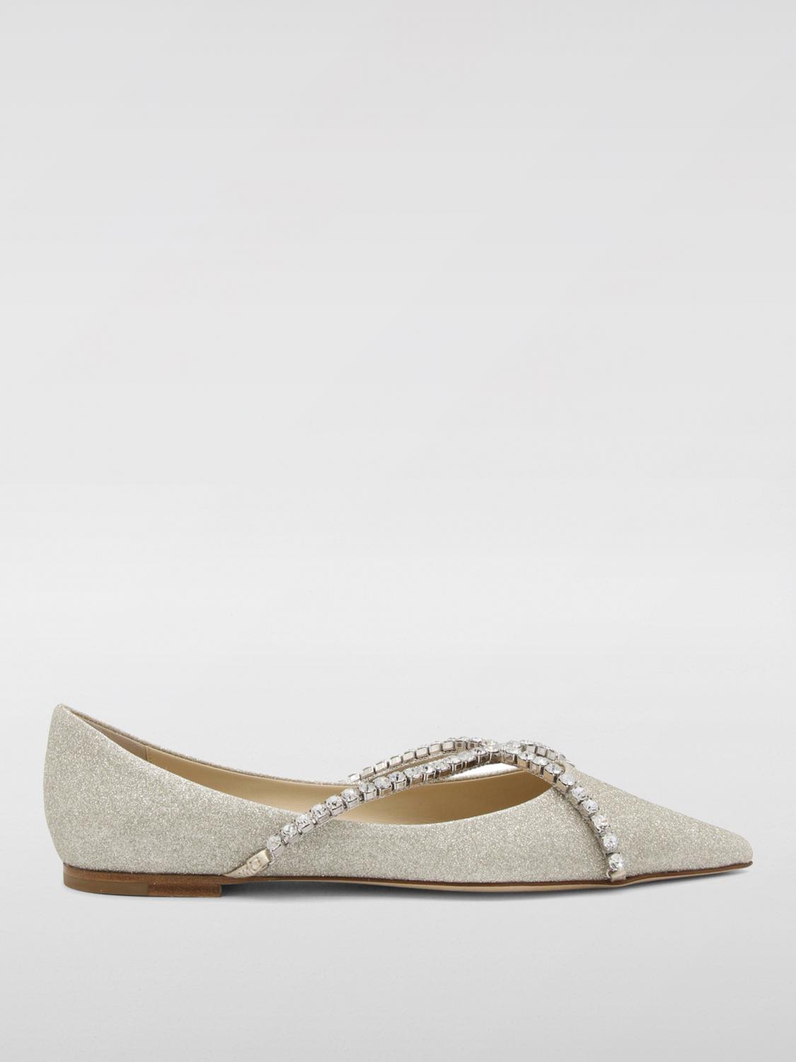 Jimmy Choo Ballet Flats JIMMY CHOO Woman color Platinum