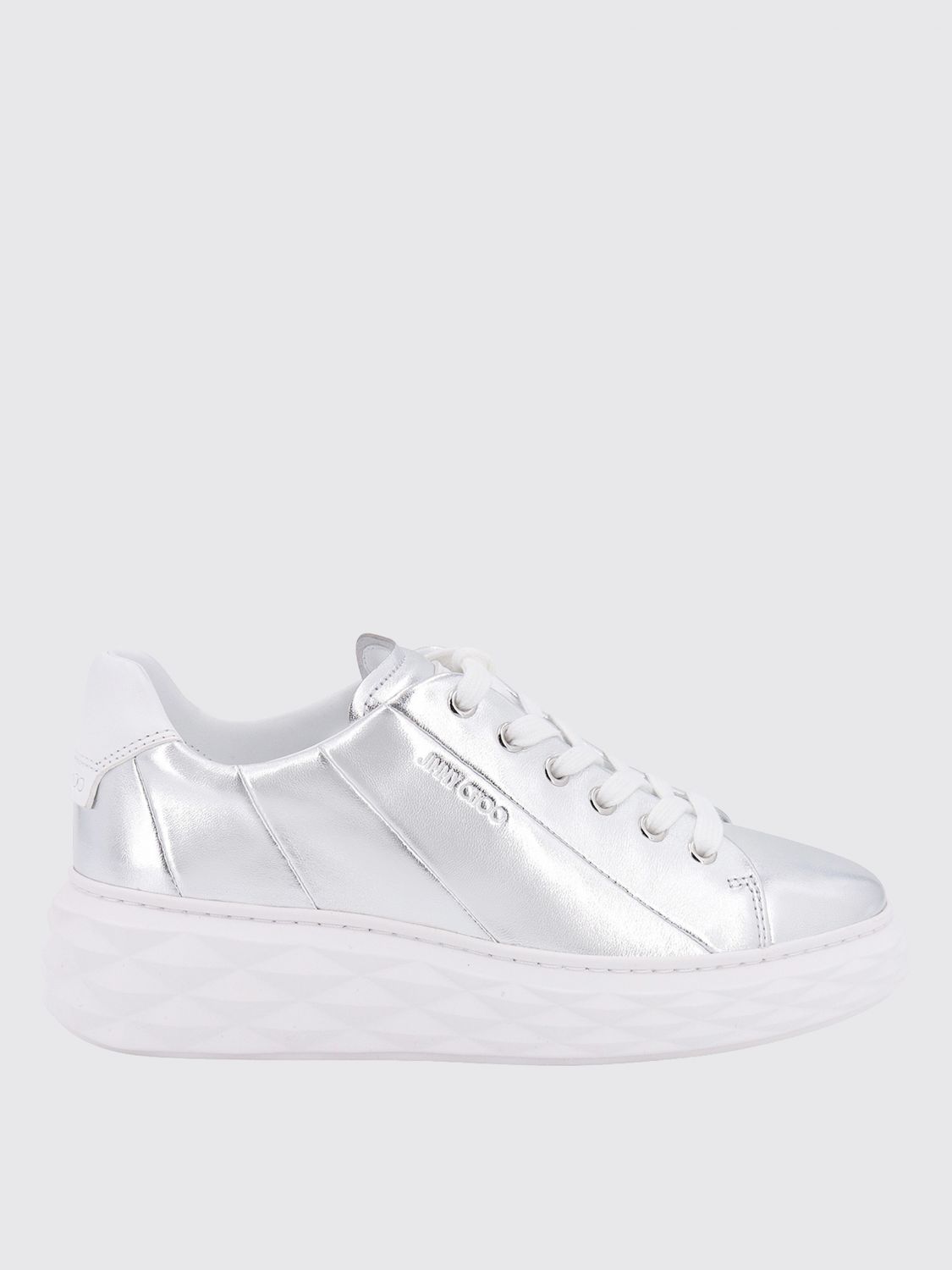 Jimmy Choo Sneakers JIMMY CHOO Woman colour Silver