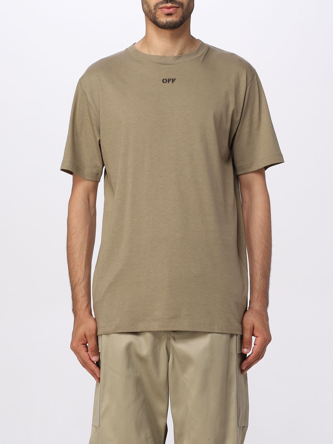 OFF-WHITE T-Shirt OFF-WHITE Men colour Beige