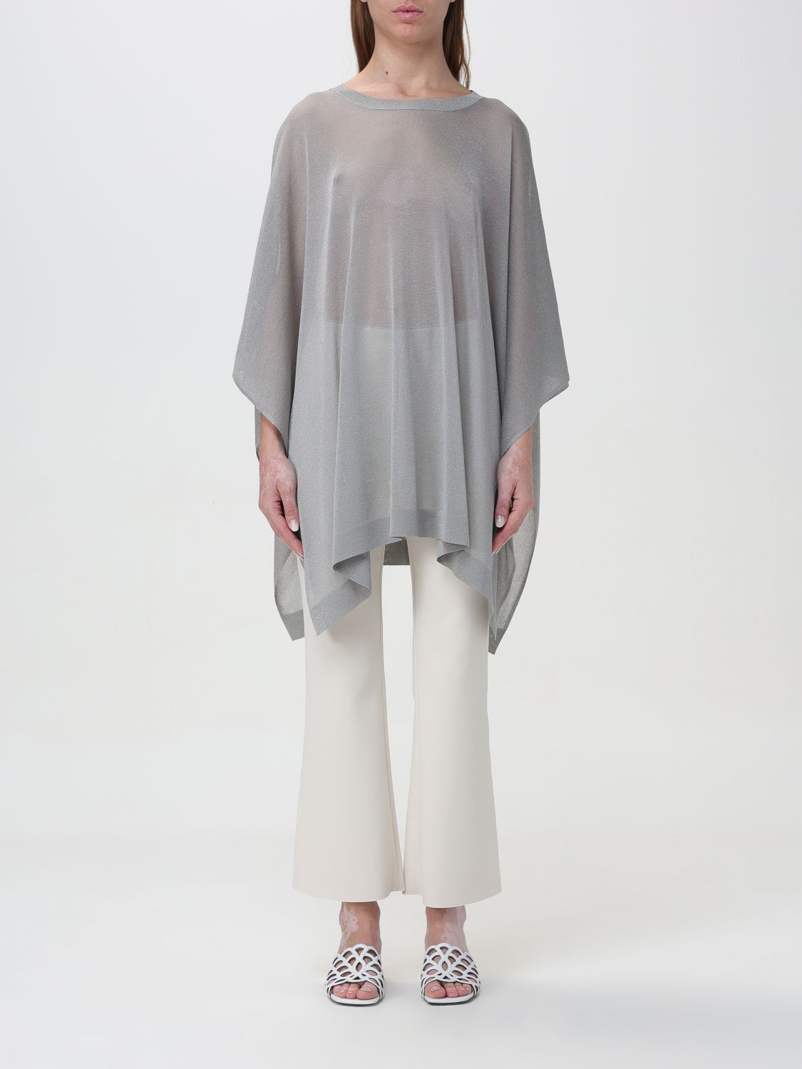 Fabiana Filippi Cloak FABIANA FILIPPI Woman colour Grey