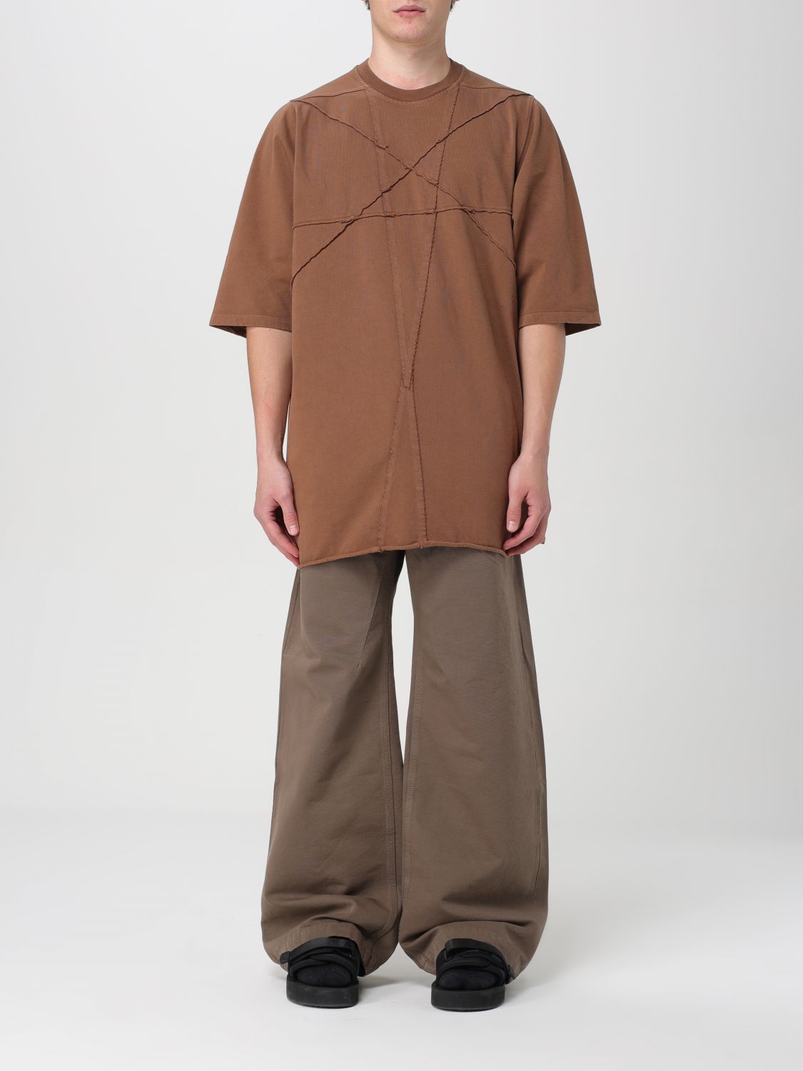 Rick Owens Drkshdw T-Shirt RICK OWENS DRKSHDW Men colour Brown