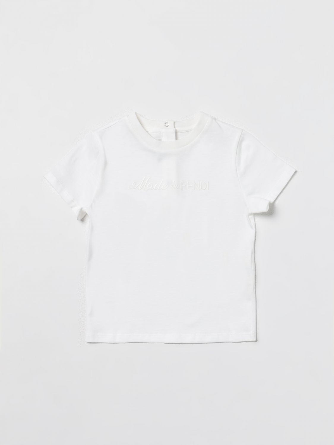 Fendi Kids T-Shirt FENDI KIDS Kids colour White