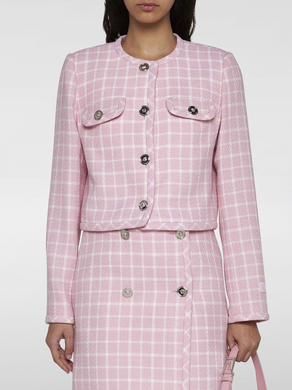 Versace Jacket VERSACE Woman color Pink