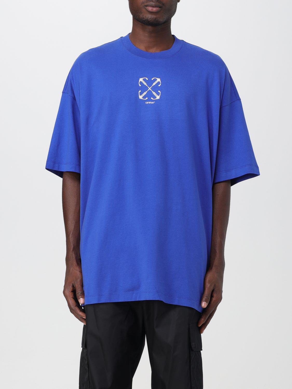 OFF-WHITE T-Shirt OFF-WHITE Men colour Blue