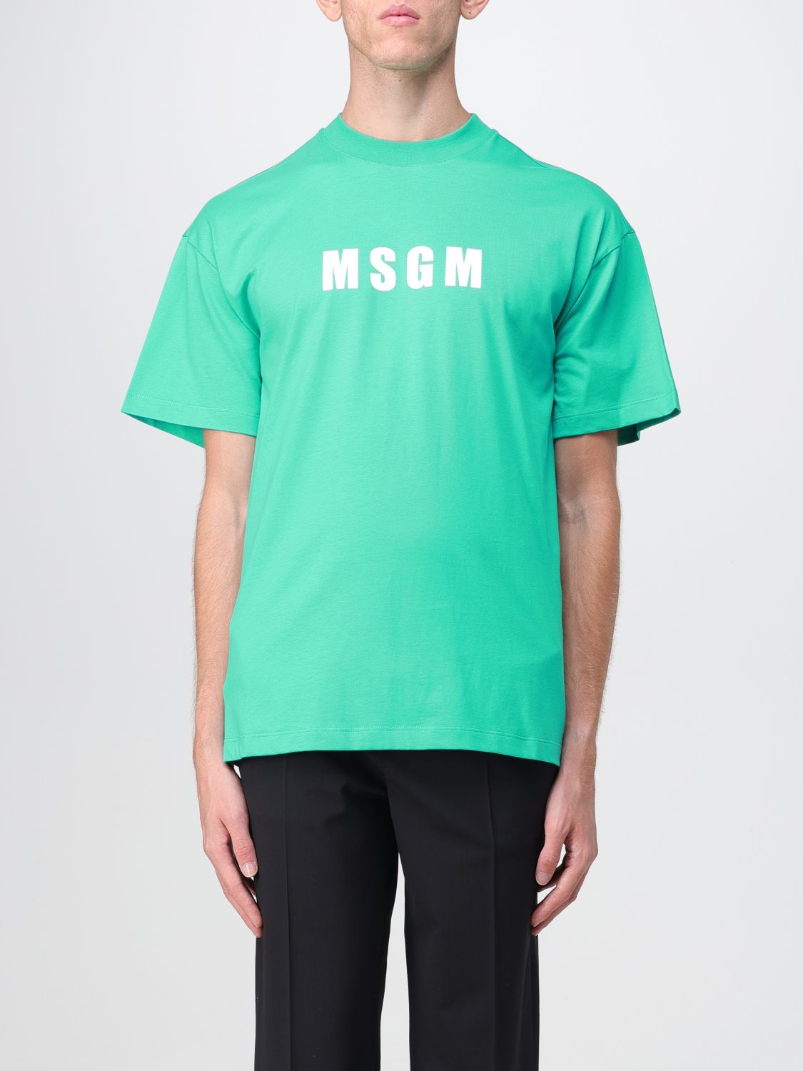 Msgm T-Shirt MSGM Men colour Green