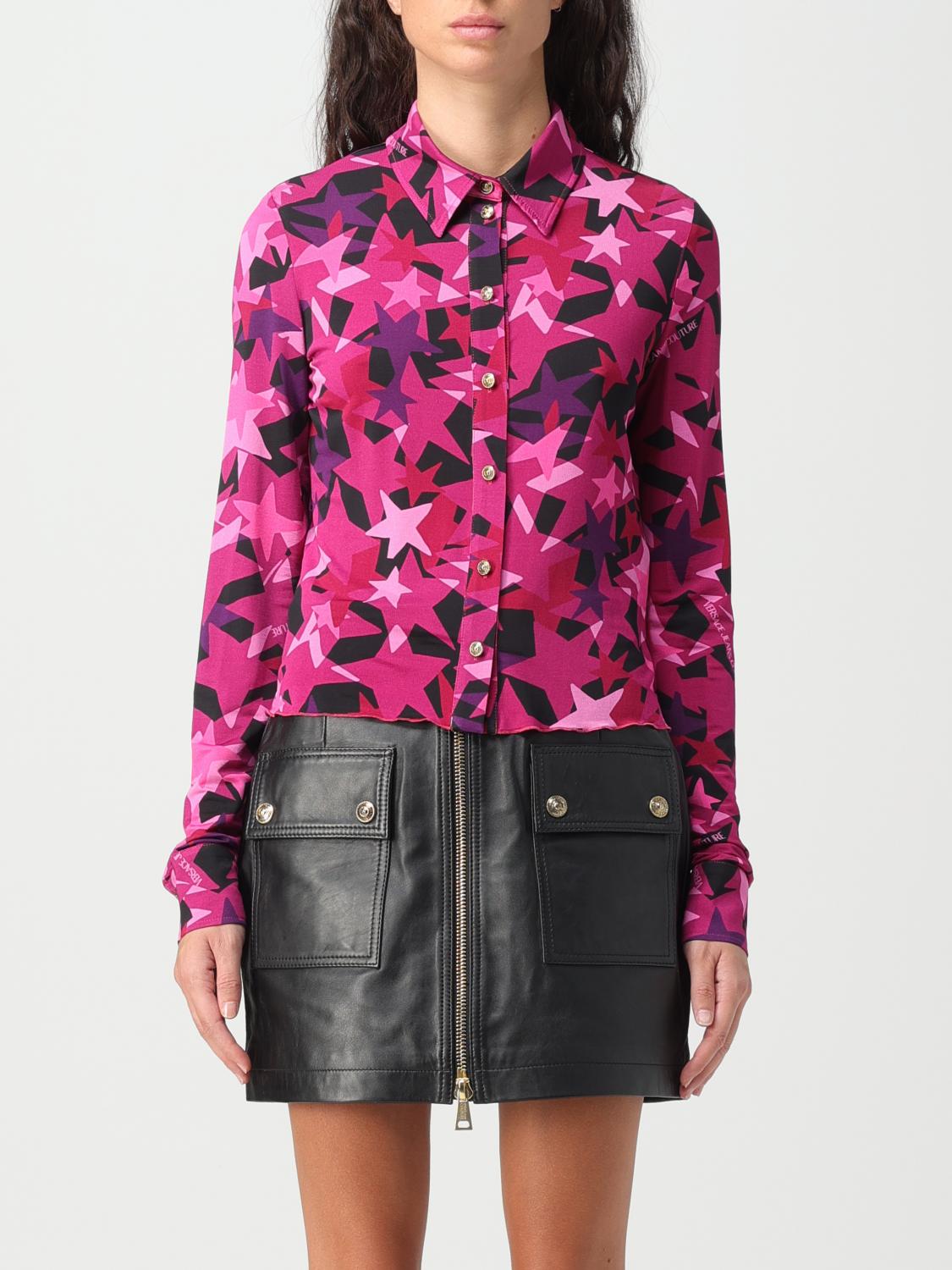 Versace Jeans Couture Shirt VERSACE JEANS COUTURE Woman colour Fuchsia