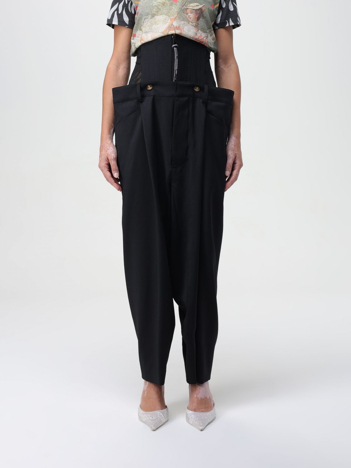 Vivienne Westwood Trousers VIVIENNE WESTWOOD Woman colour Black