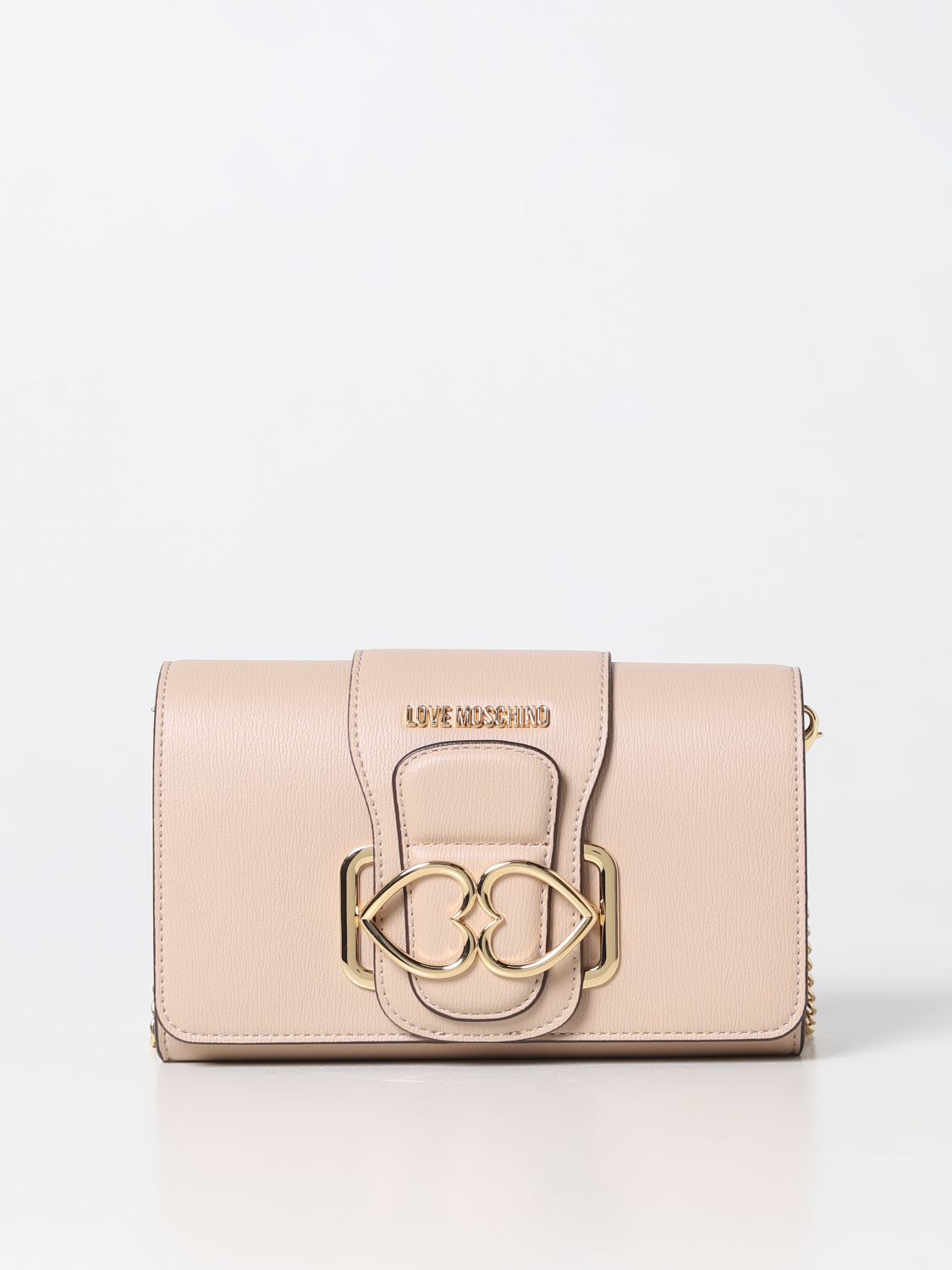 Love Moschino Crossbody Bags LOVE MOSCHINO Woman colour Natural