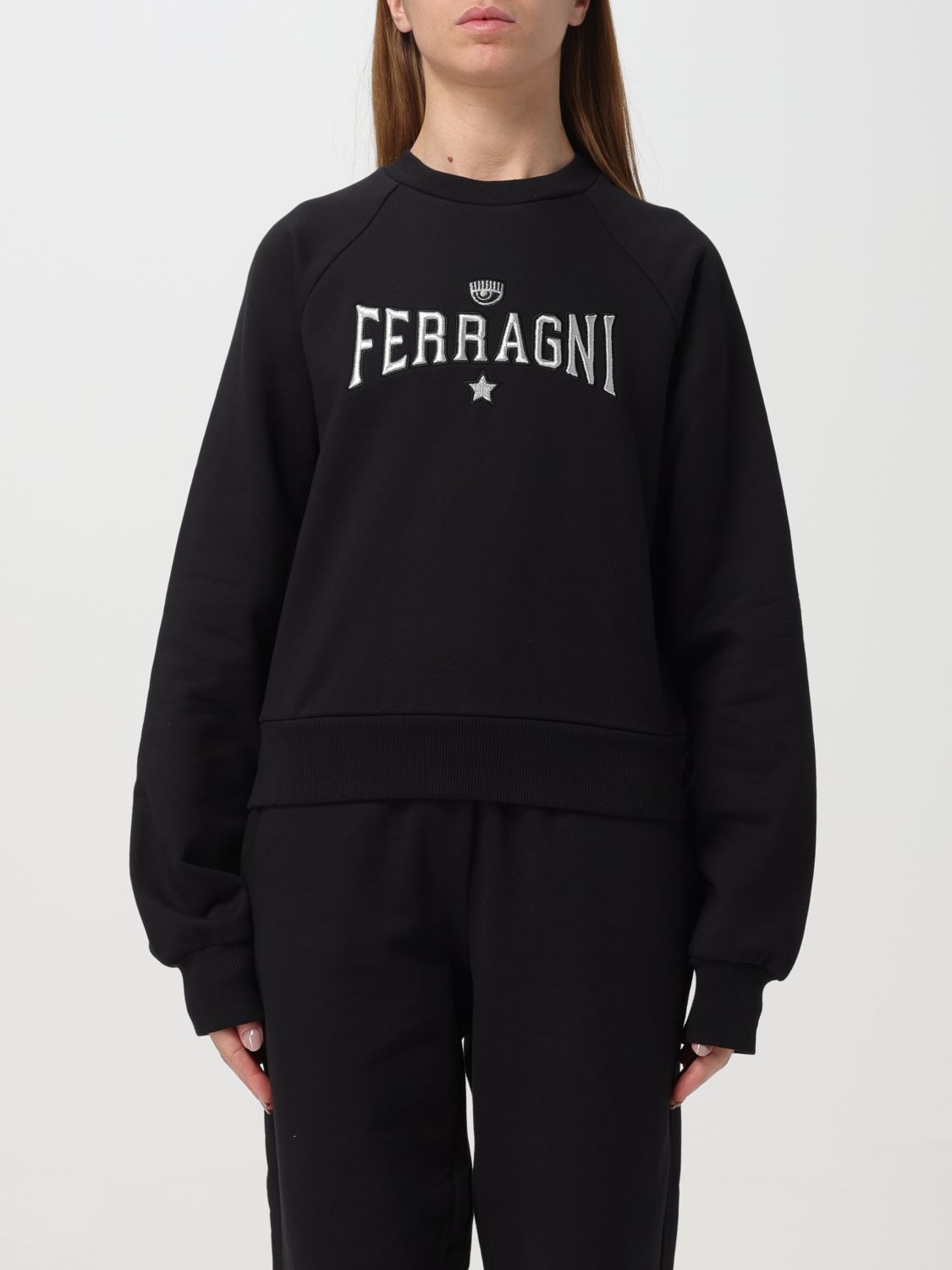 CHIARA FERRAGNI Sweatshirt CHIARA FERRAGNI Woman colour Black