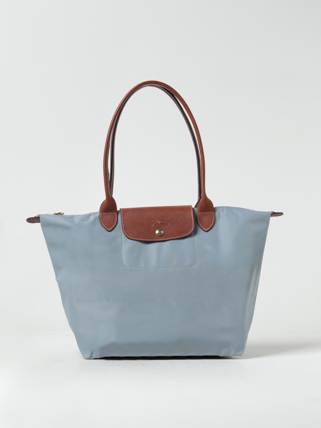  Longchamp Le Pliage recycled nylon and leather bag