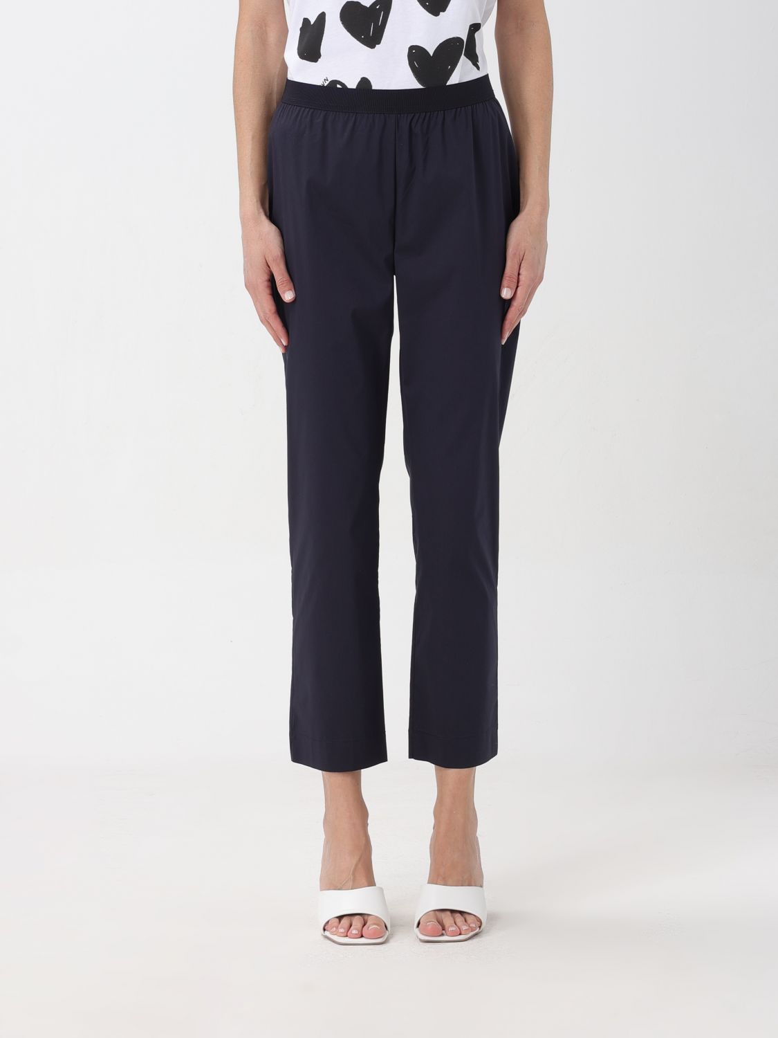 Liviana Conti Trousers LIVIANA CONTI Woman colour Blue