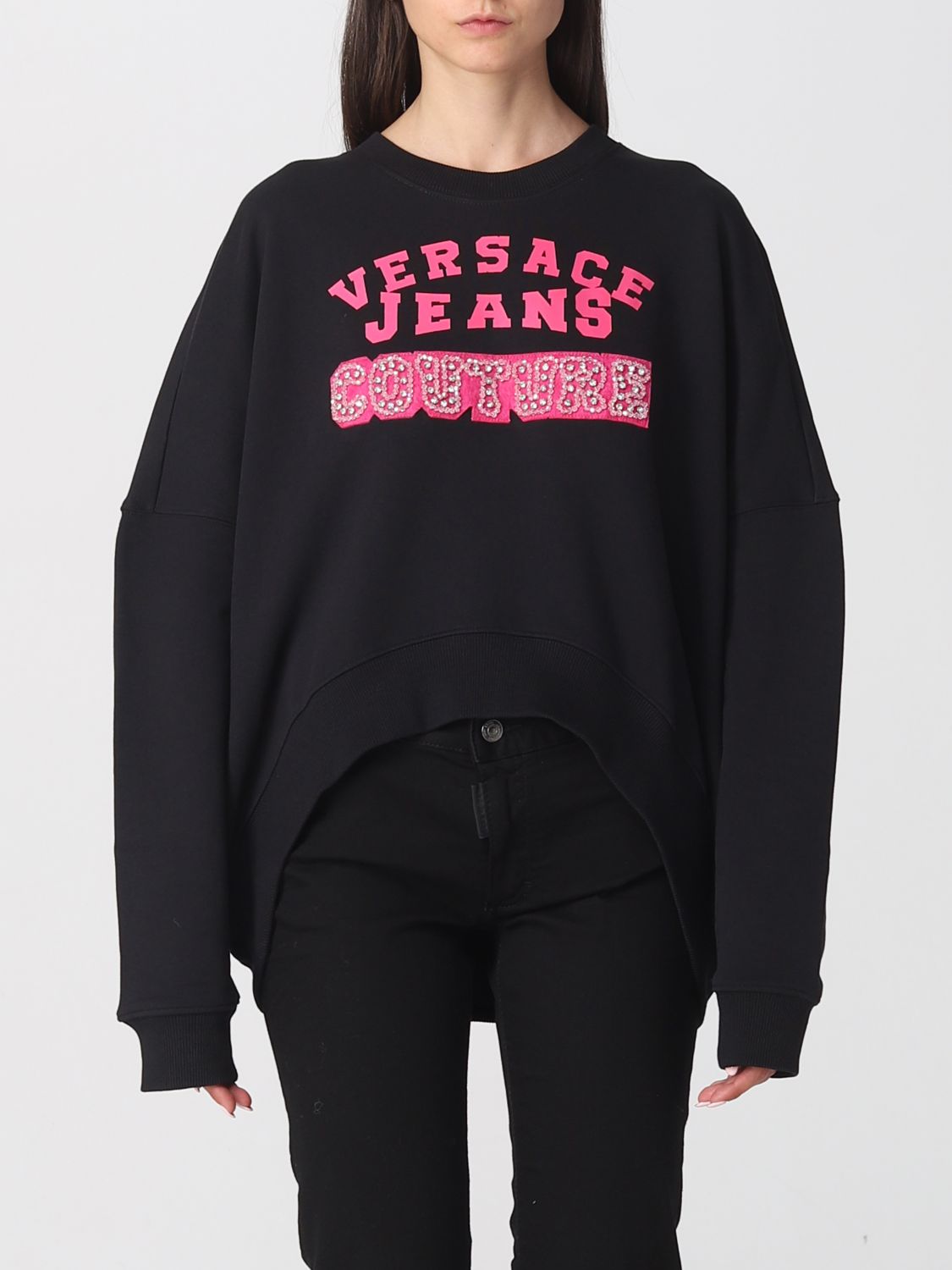 Versace Jeans Couture Sweatshirt VERSACE JEANS COUTURE Woman colour Black