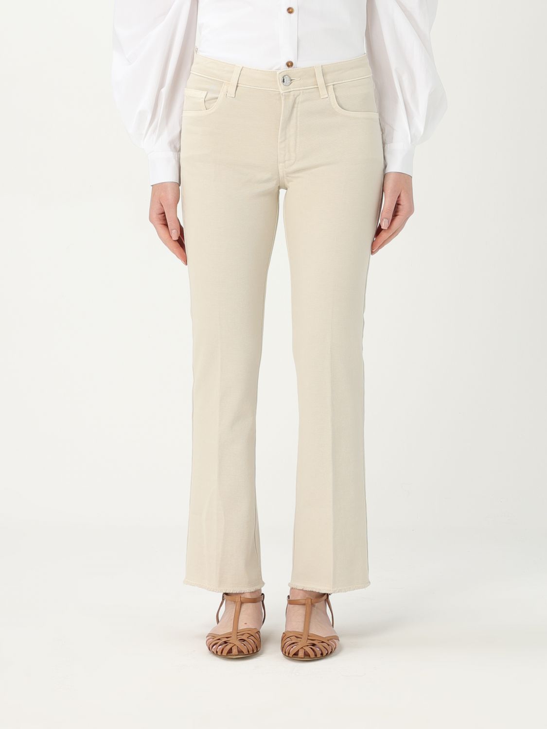 Fay Pants FAY Woman color White