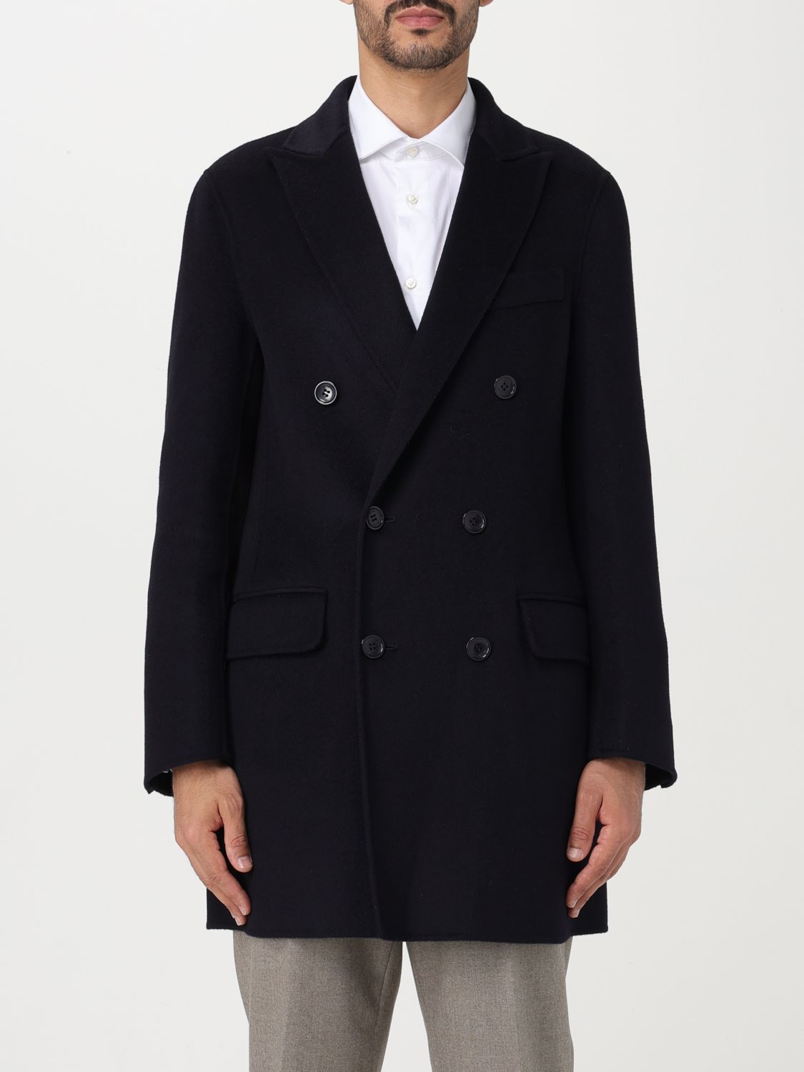  Coat PALTÒ Men colour Blue