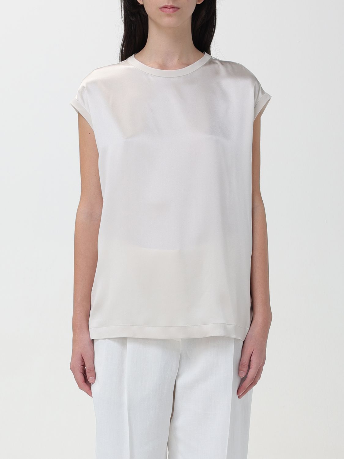 Brunello Cucinelli Top BRUNELLO CUCINELLI Woman colour White