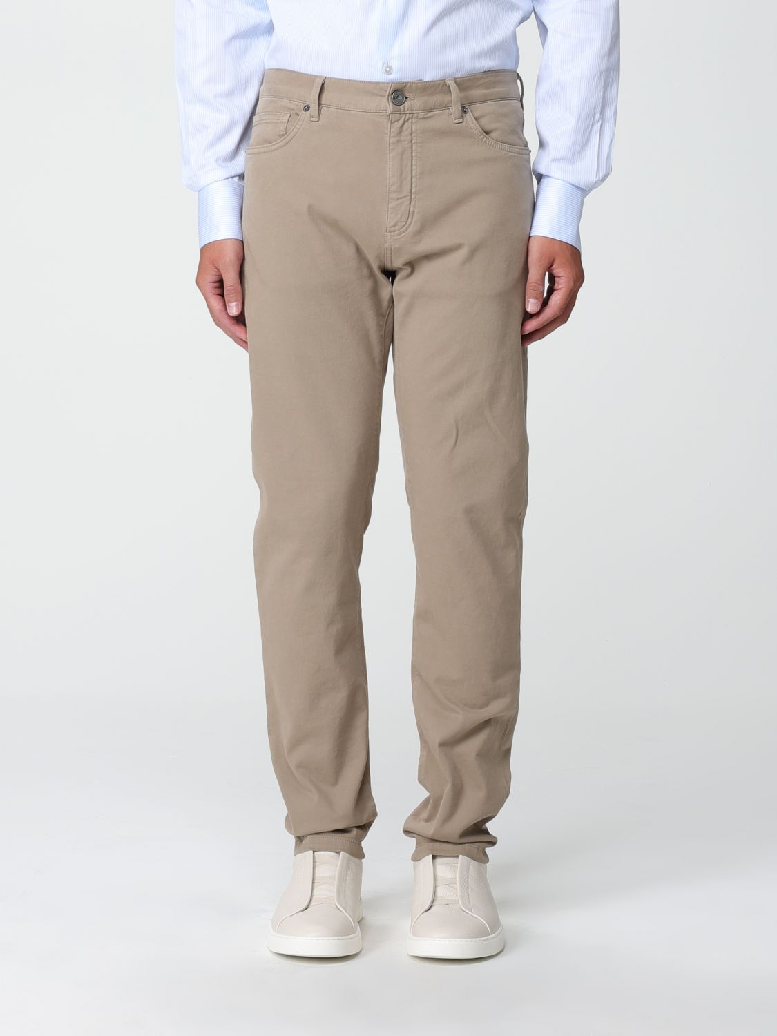 zegna Trousers ZEGNA Men colour Beige