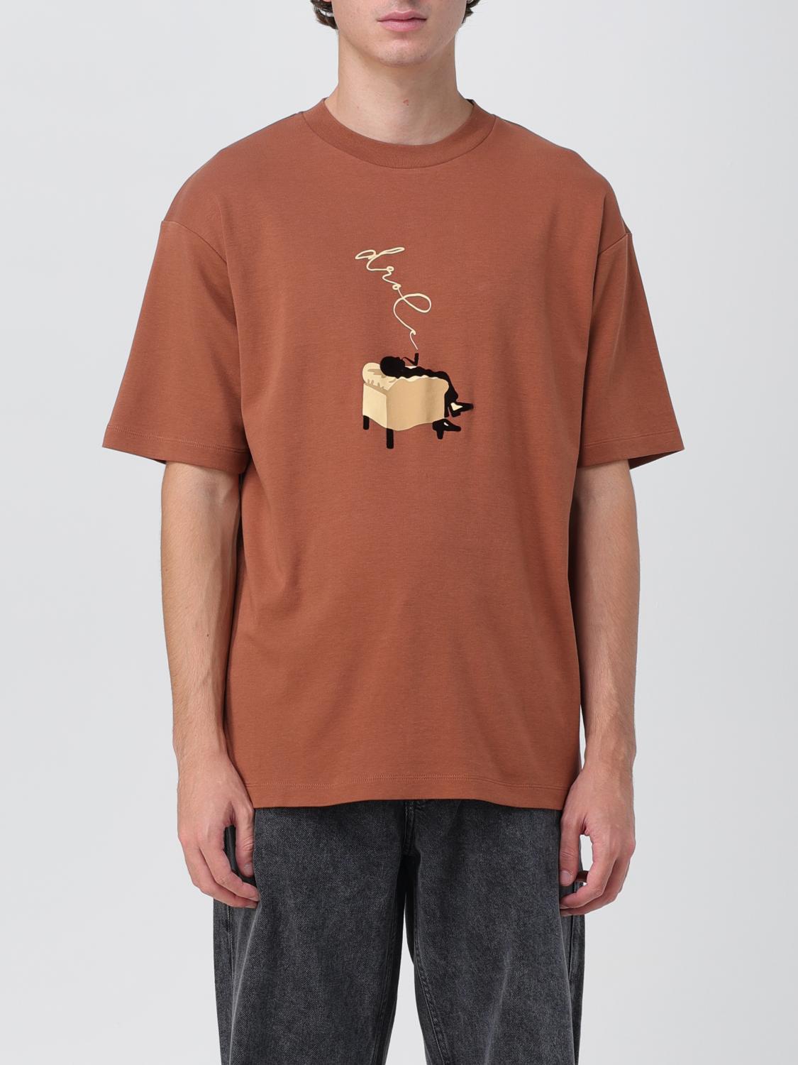 Drôle de Monsieur T-Shirt DROLE DE MONSIEUR Men colour Brown