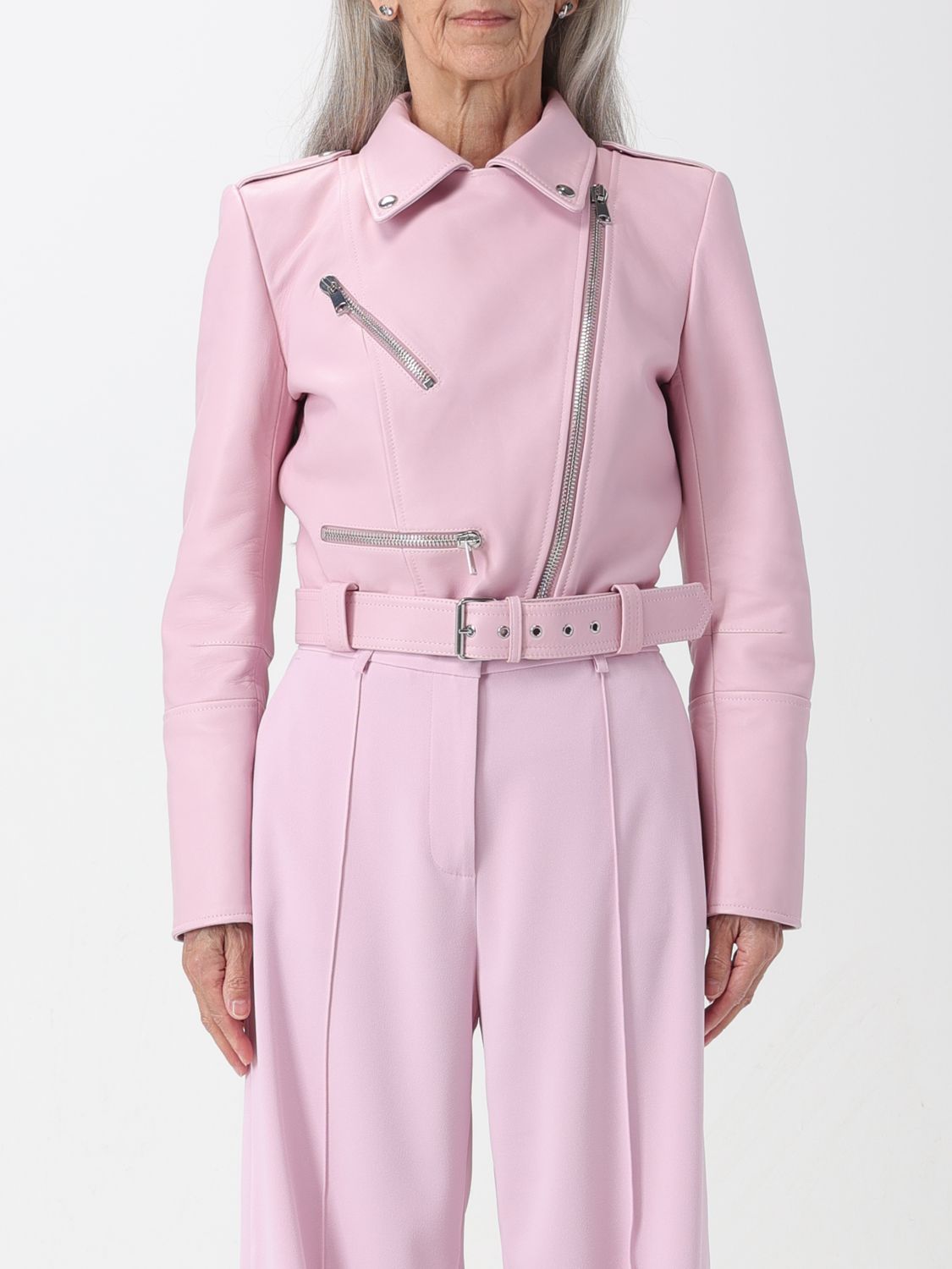 Alexander McQueen Jacket ALEXANDER MCQUEEN Woman colour Pink