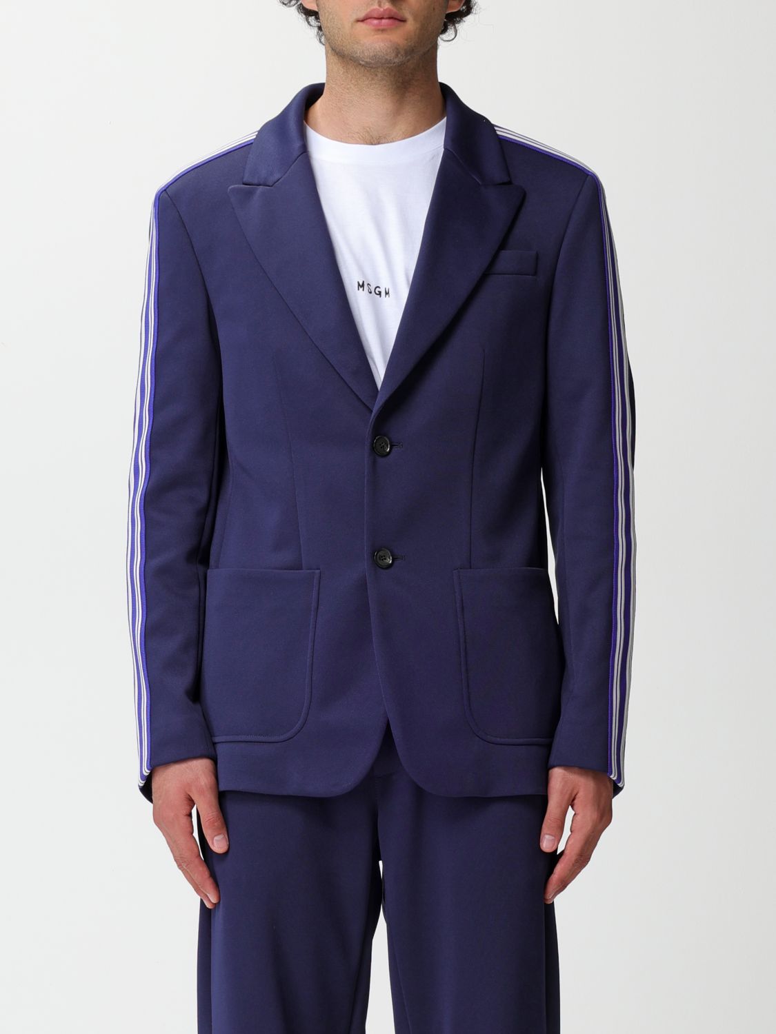 Msgm Jacket MSGM Men colour Navy