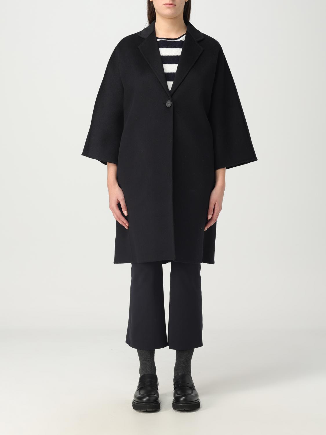 Liviana Conti Coat LIVIANA CONTI Woman colour Black