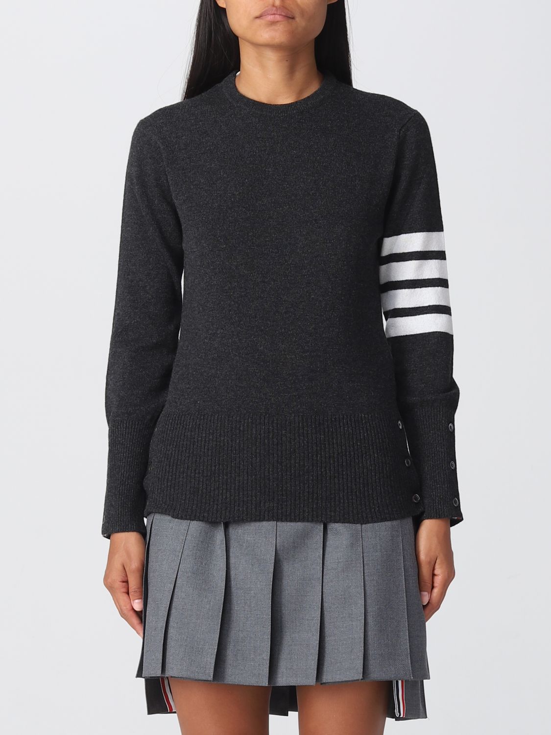 Thom Browne Jumper THOM BROWNE Woman colour Grey