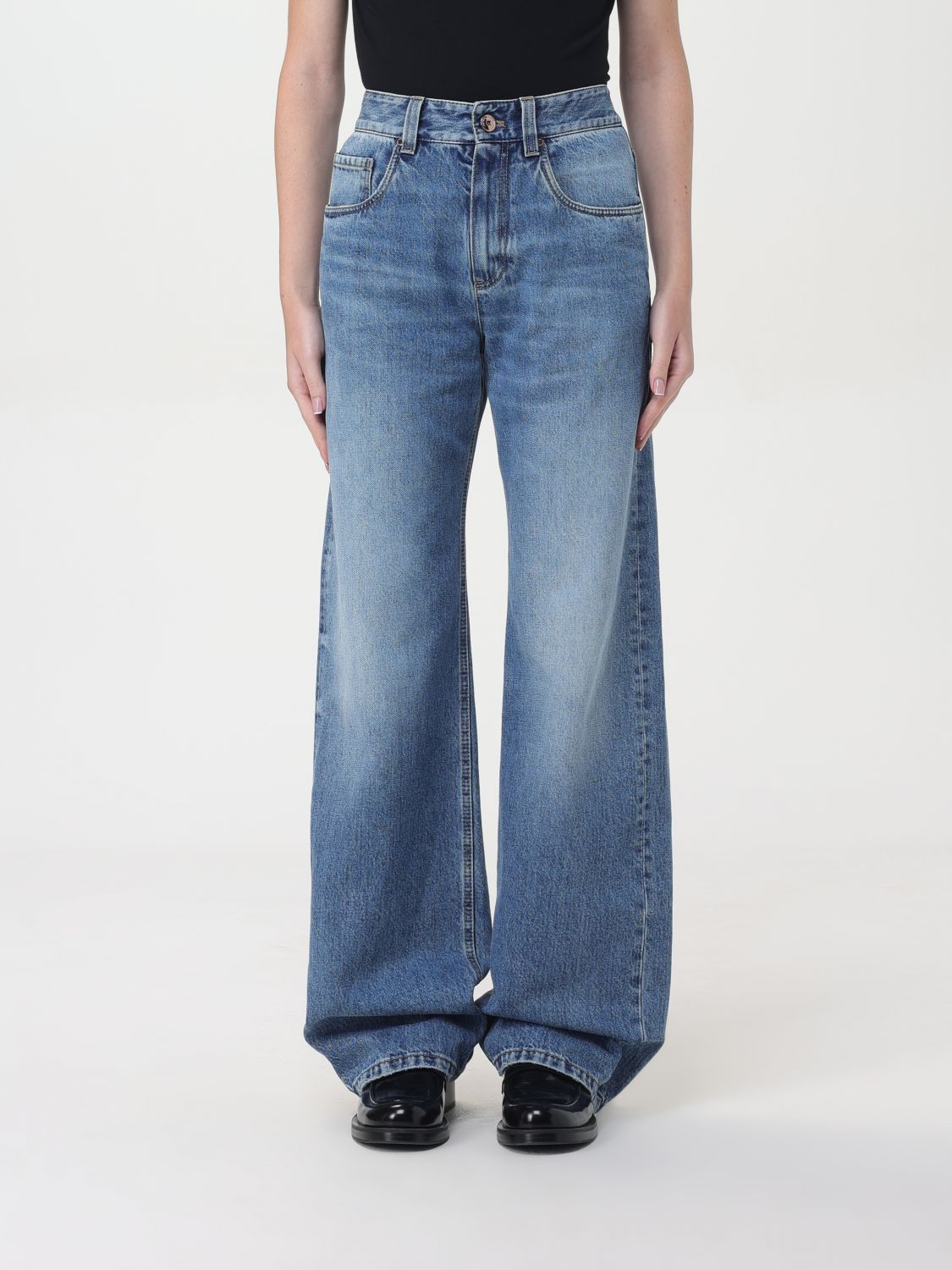 Brunello Cucinelli Jeans BRUNELLO CUCINELLI Woman color Blue