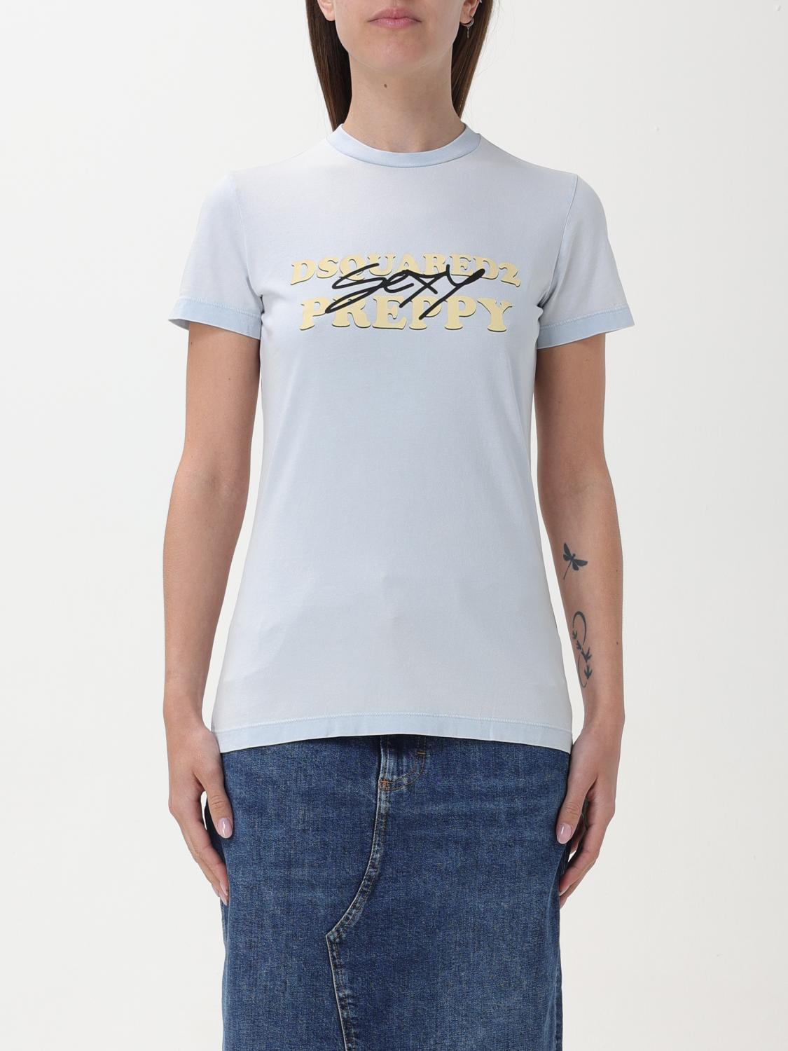 Dsquared2 T-Shirt DSQUARED2 Woman colour Sky