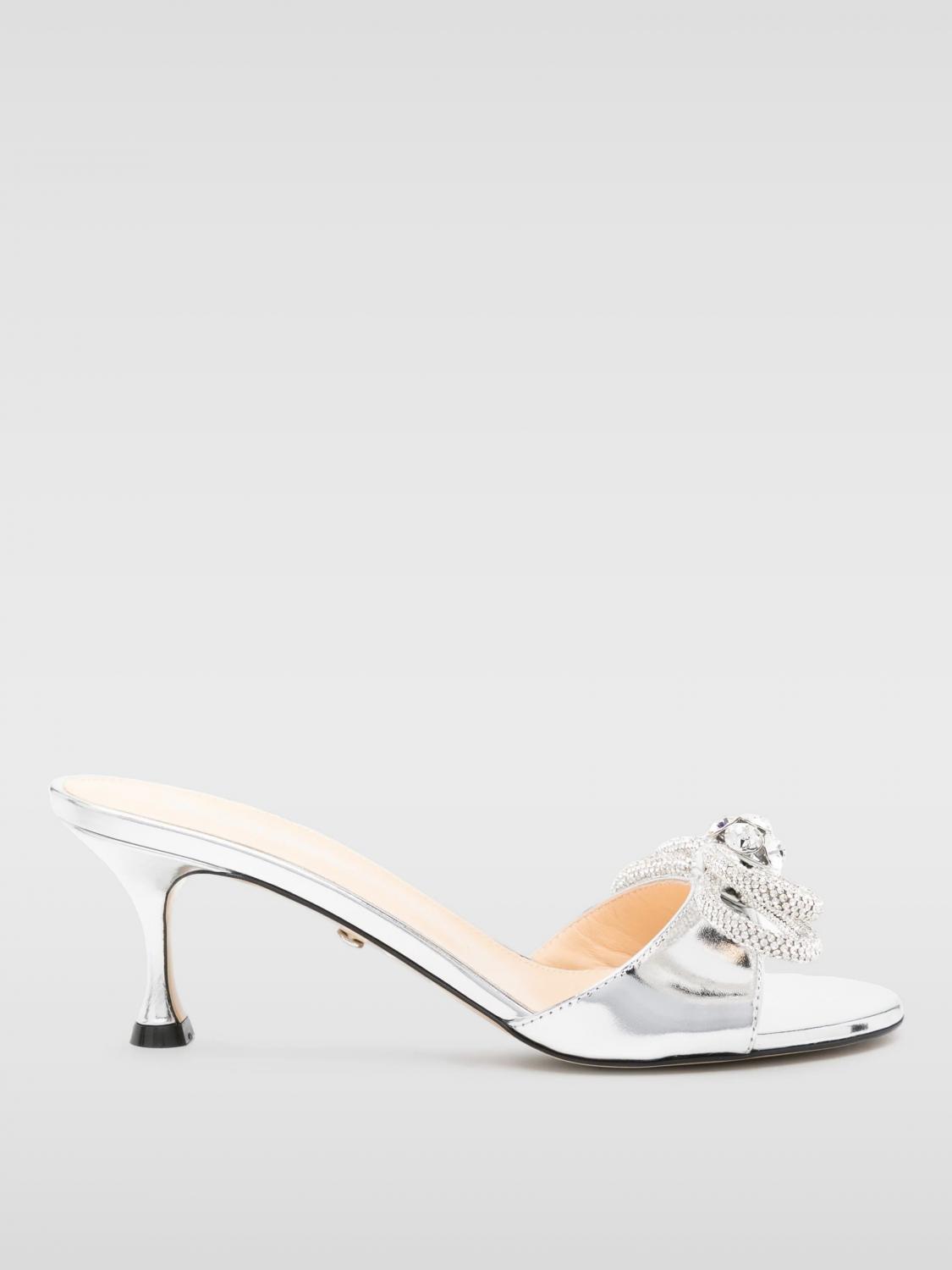 Mach & Mach Heeled Sandals MACH & MACH Woman color Silver