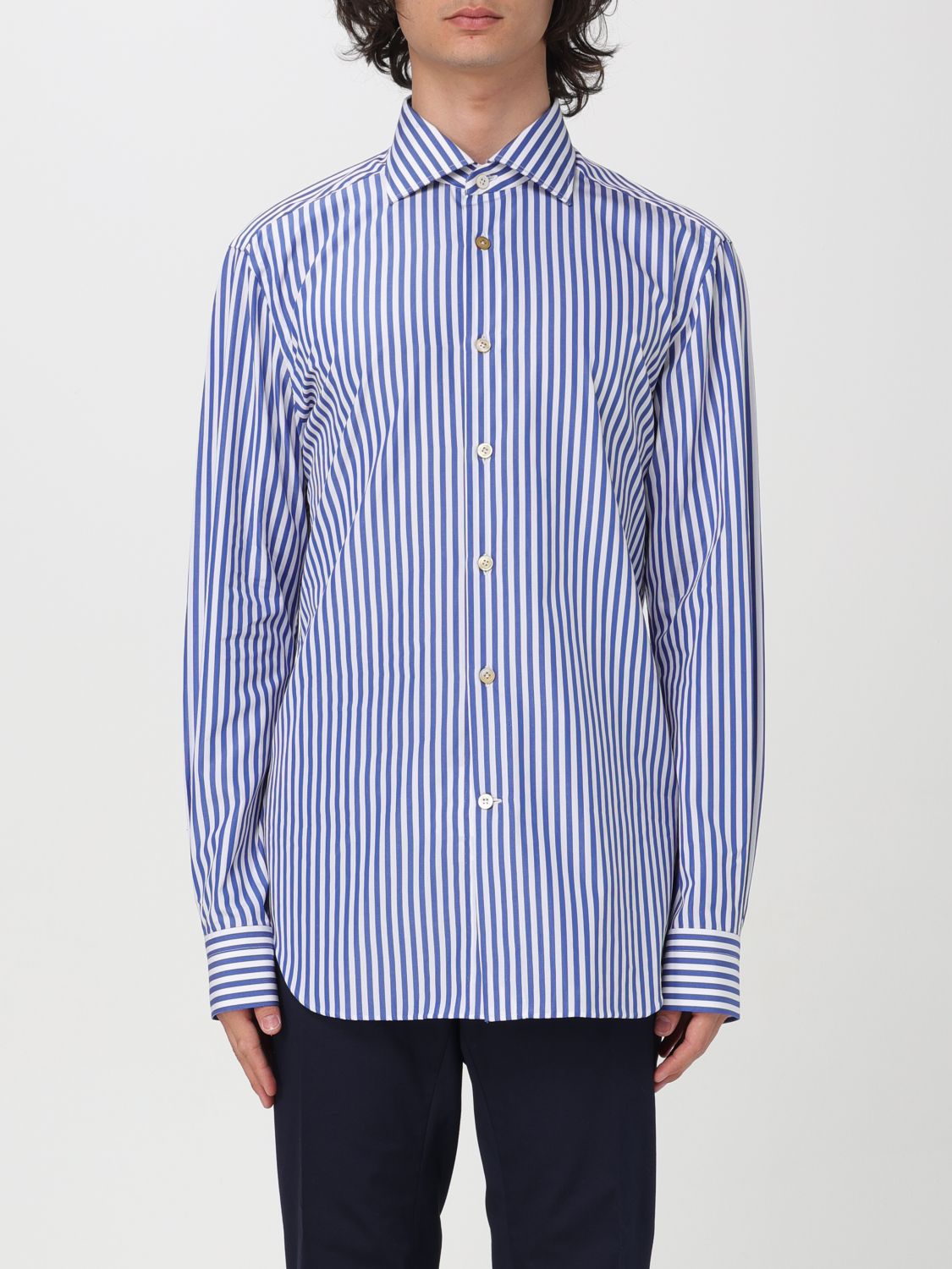 Kiton Shirt KITON Men colour Blue 1