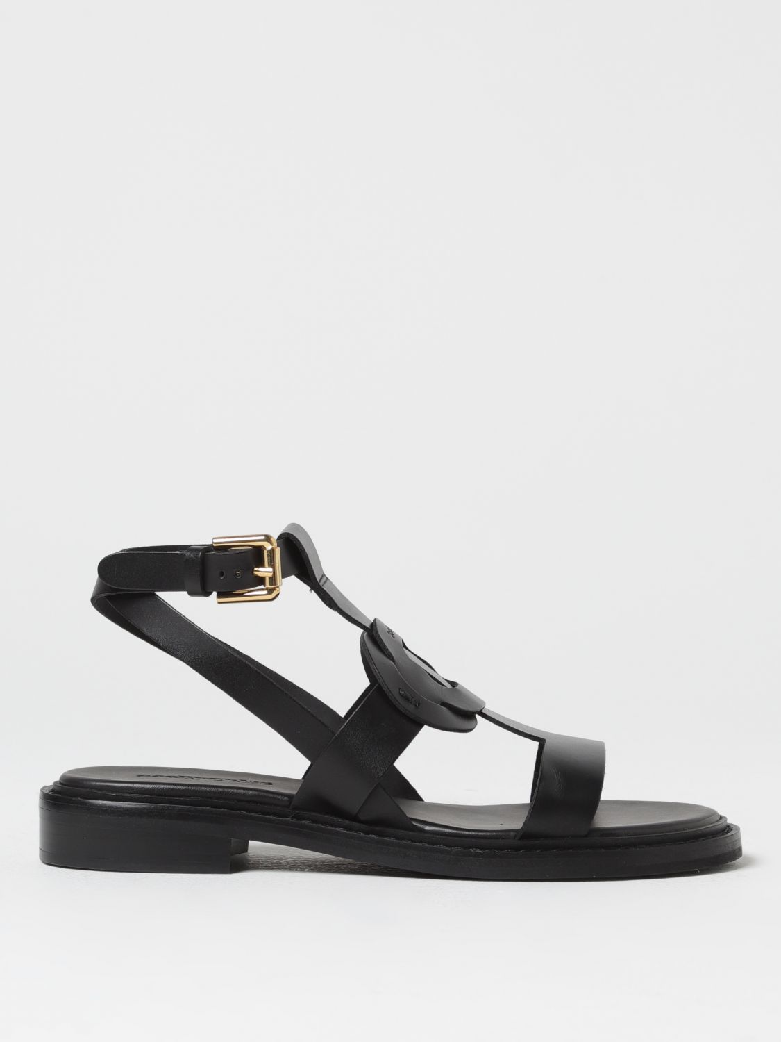 See By Chloé Flat Sandals SEE BY CHLOÉ Woman colour Black