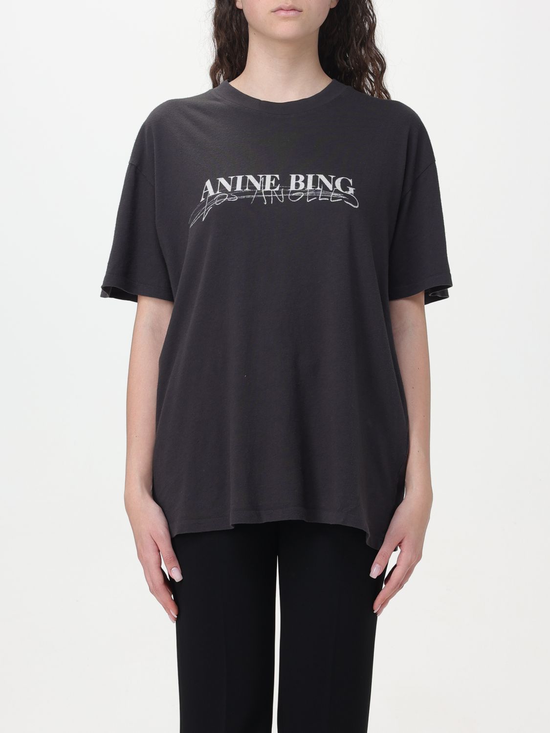Anine Bing T-Shirt ANINE BING Woman colour Black