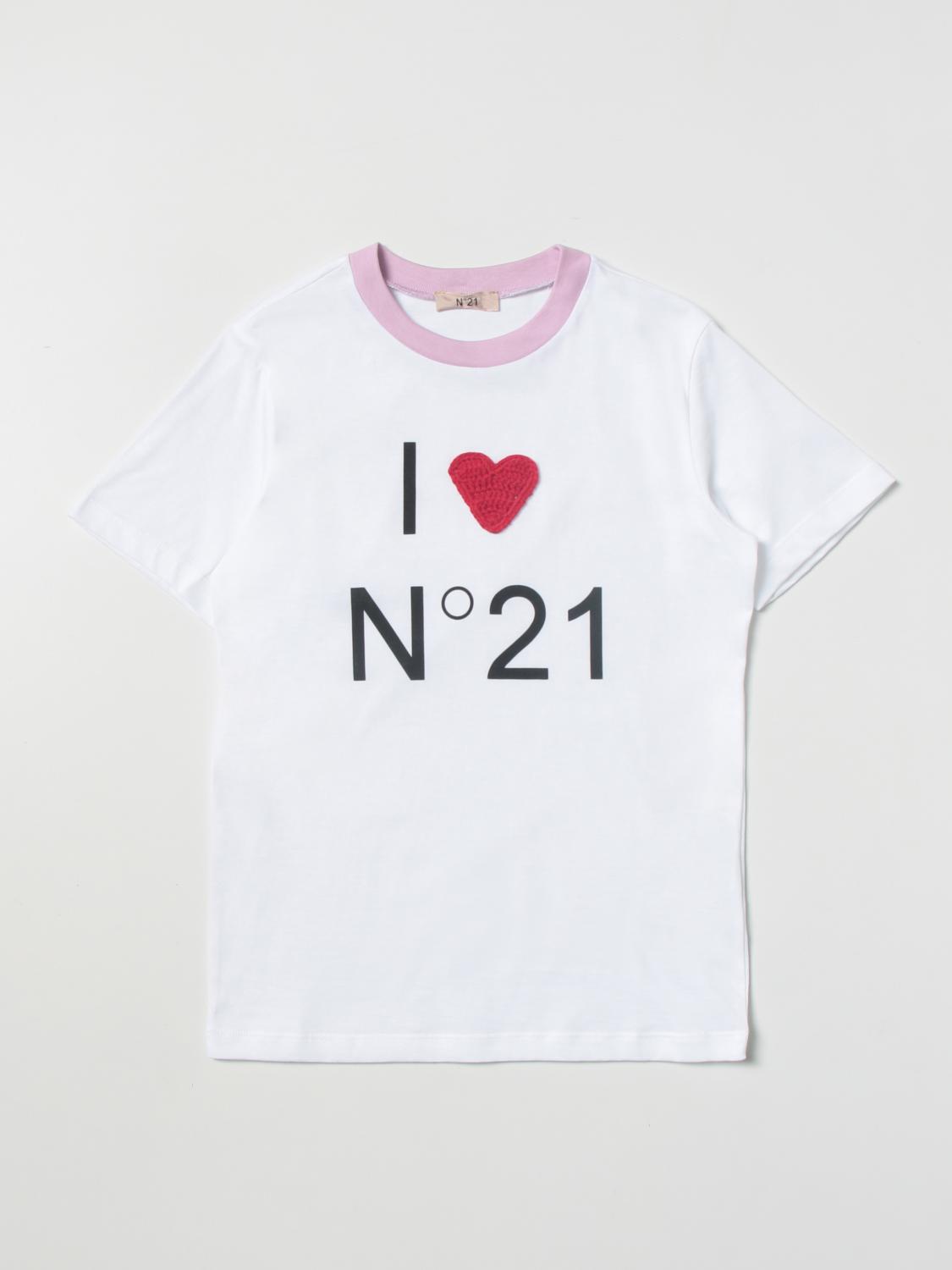 N° 21 T-Shirt N° 21 Kids colour White