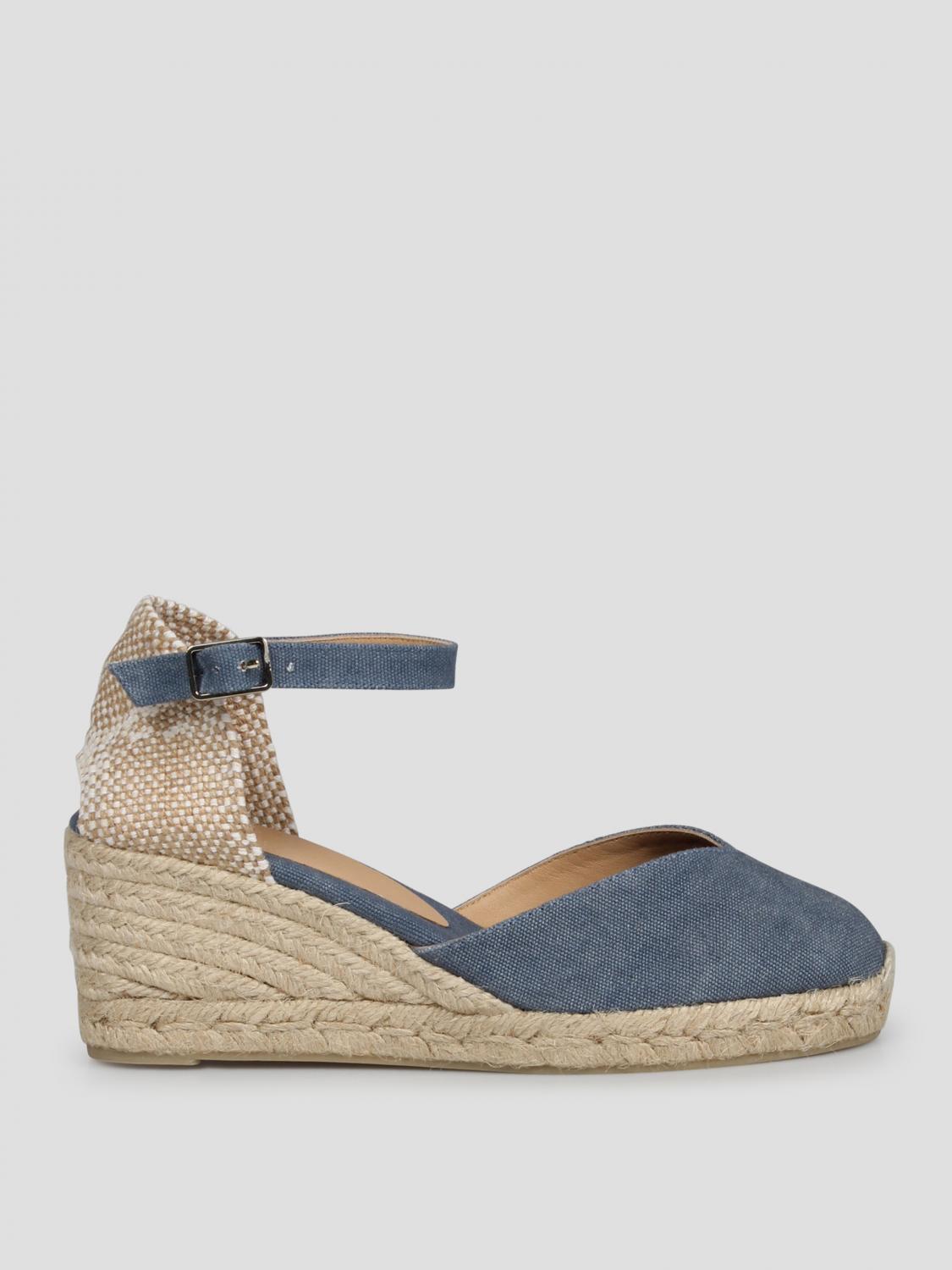 Castañer Wedge Shoes CASTAÑER Woman color Denim