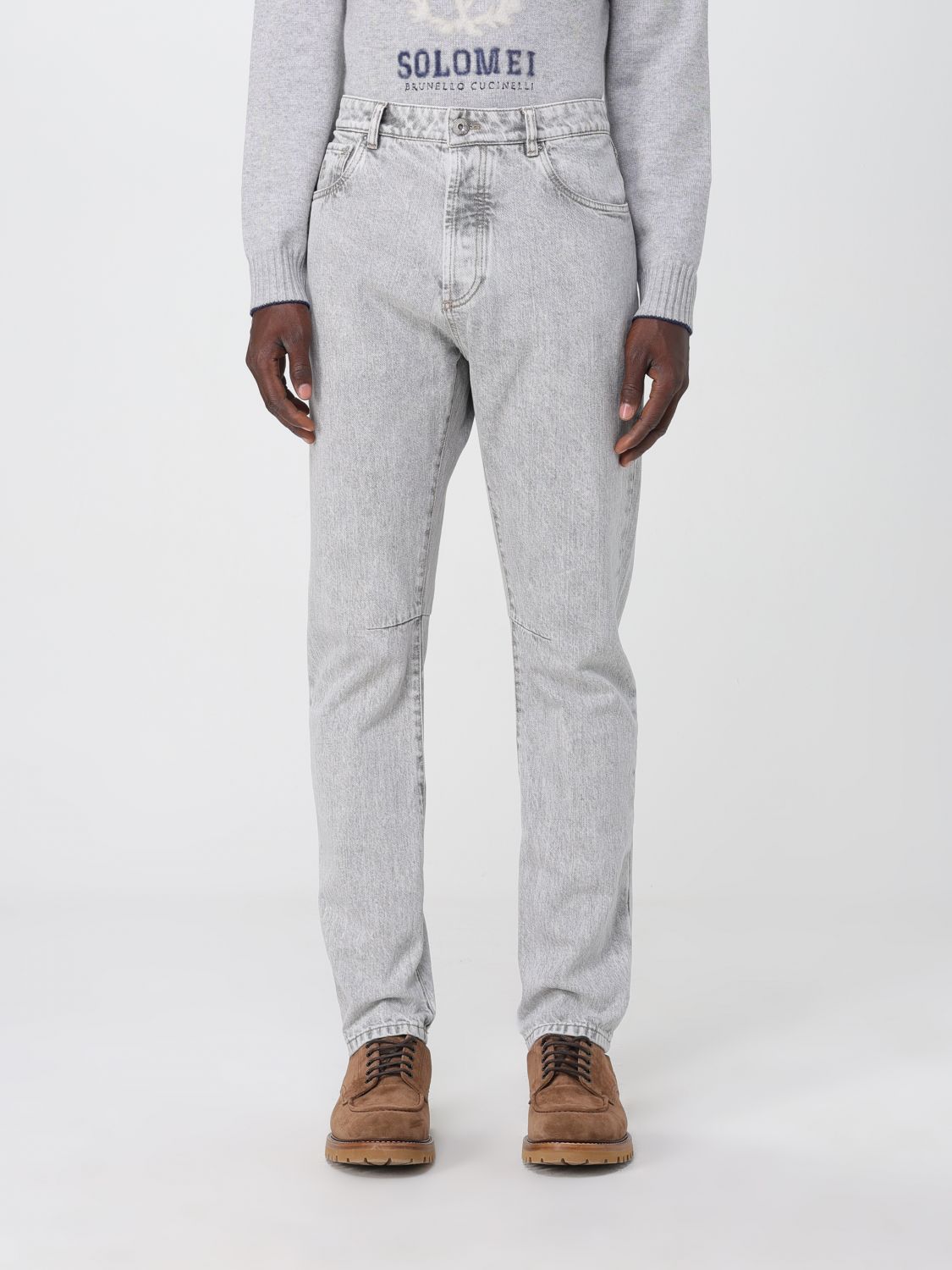 Brunello Cucinelli Jeans BRUNELLO CUCINELLI Men colour Grey