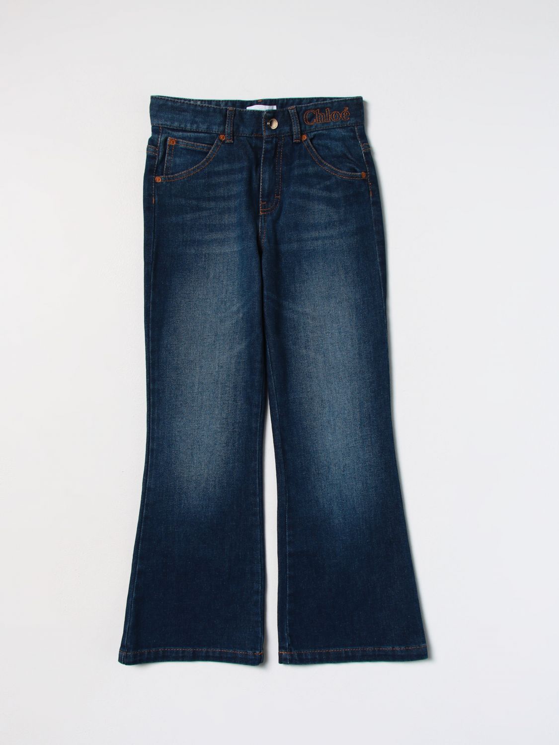 Chloé Jeans CHLOÉ Kids colour Blue