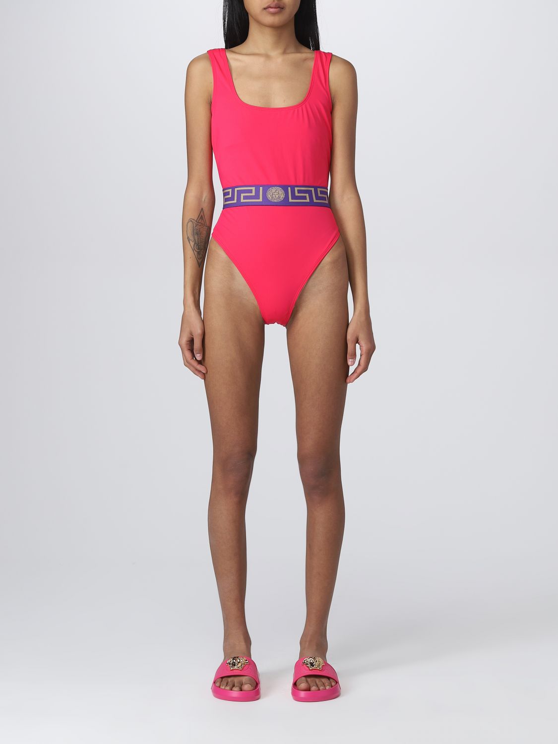 Versace Swimsuit VERSACE Woman colour Pink