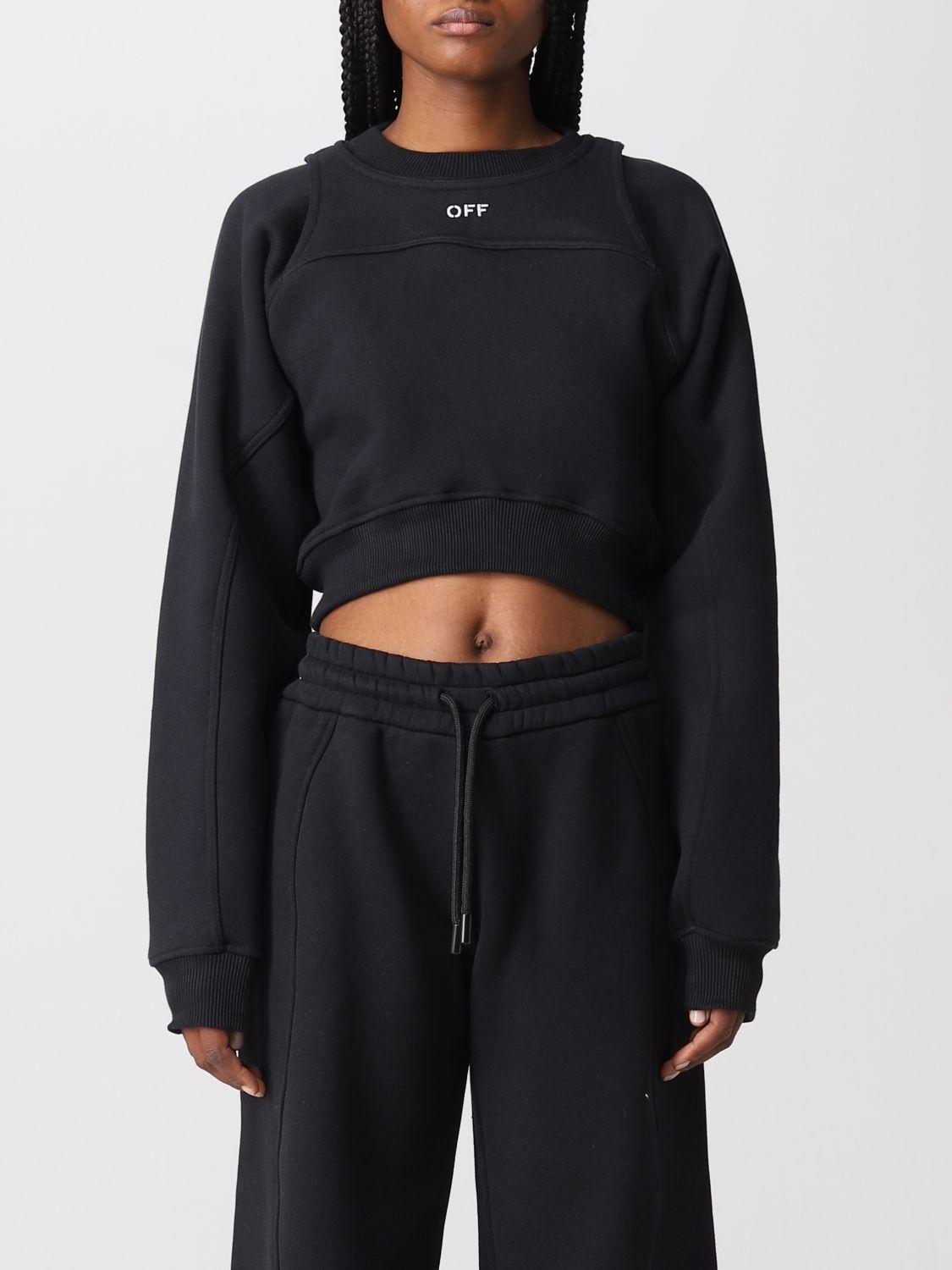 OFF-WHITE Sweatshirt OFF-WHITE Woman colour Black