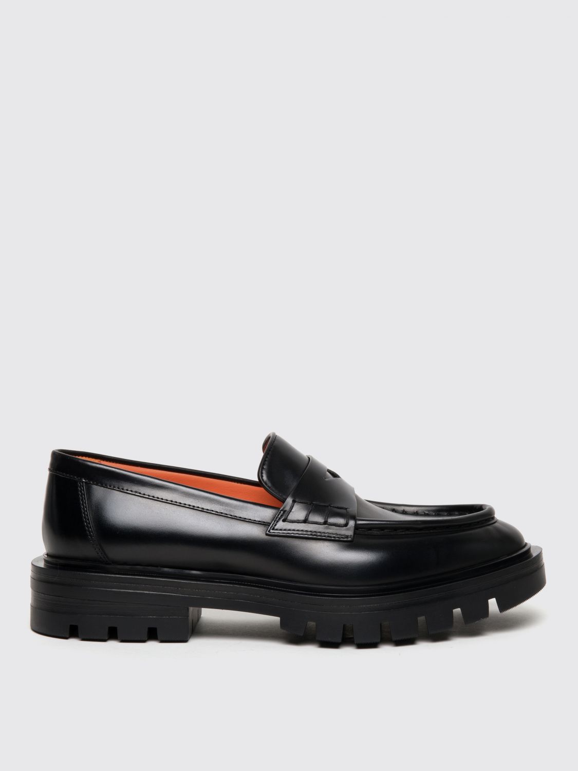 Santoni Loafers SANTONI Woman colour Black